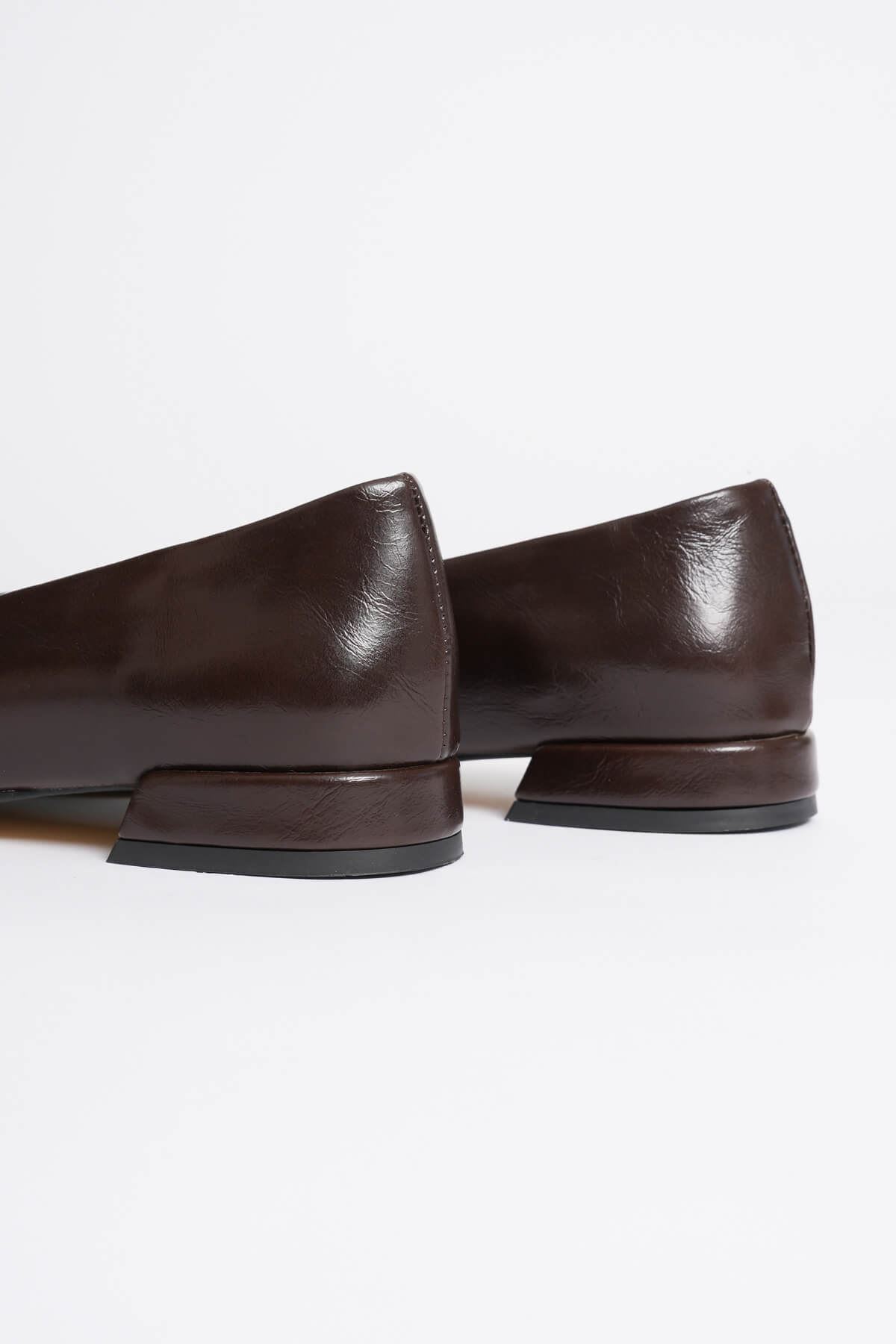 Kadın Acı Kahve Günlük Kısa Topuklu Ayakkabı EATR23MS02B