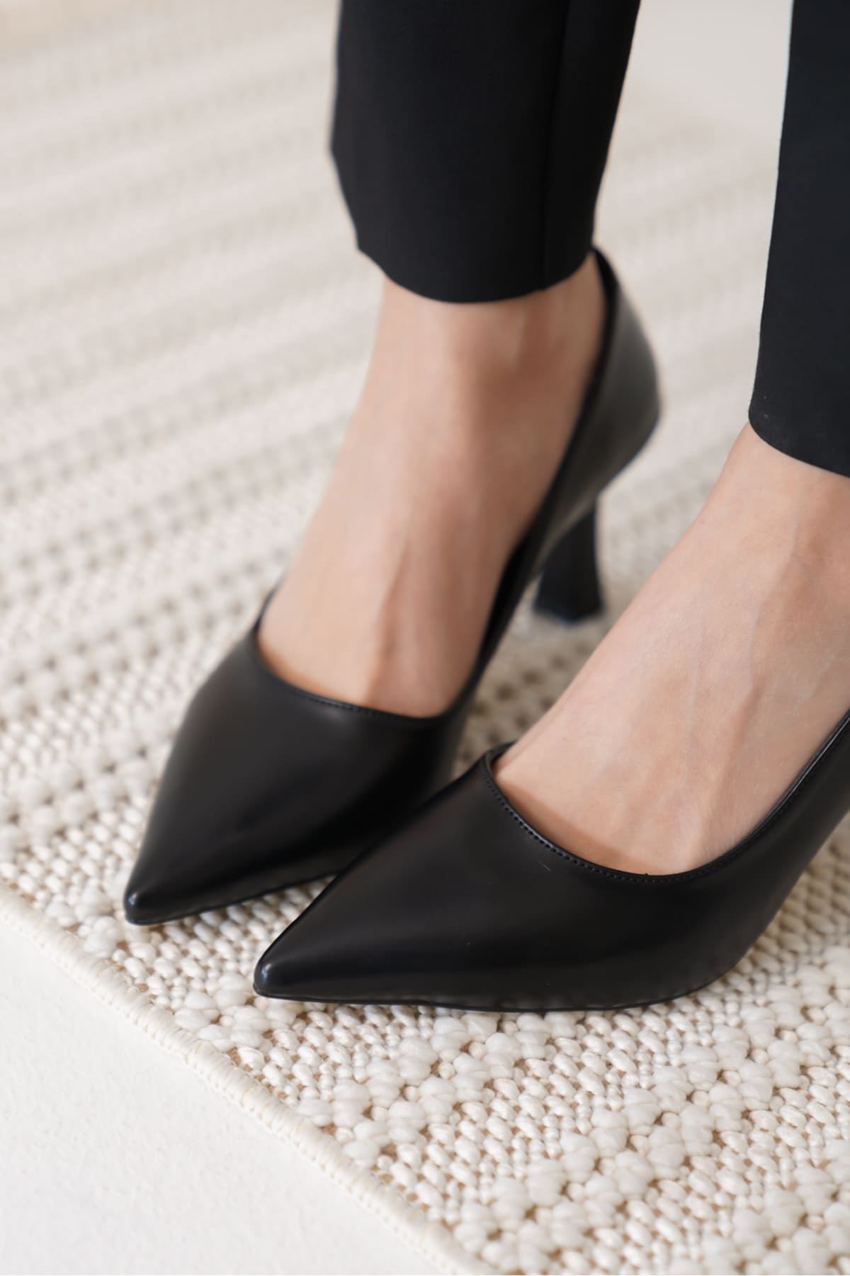 Kadın Siyah Stiletto SHTR12MS06A