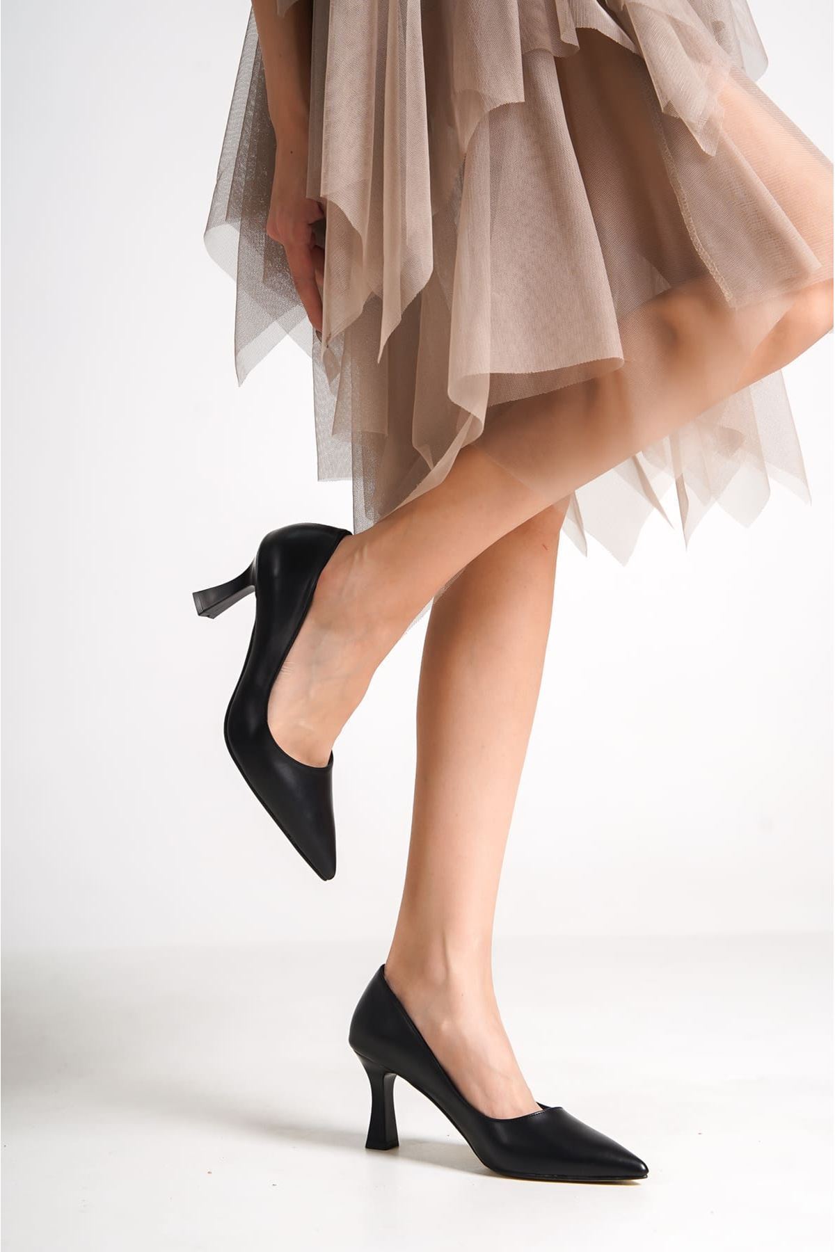 Kadın Siyah Stiletto SHTR12MS06A