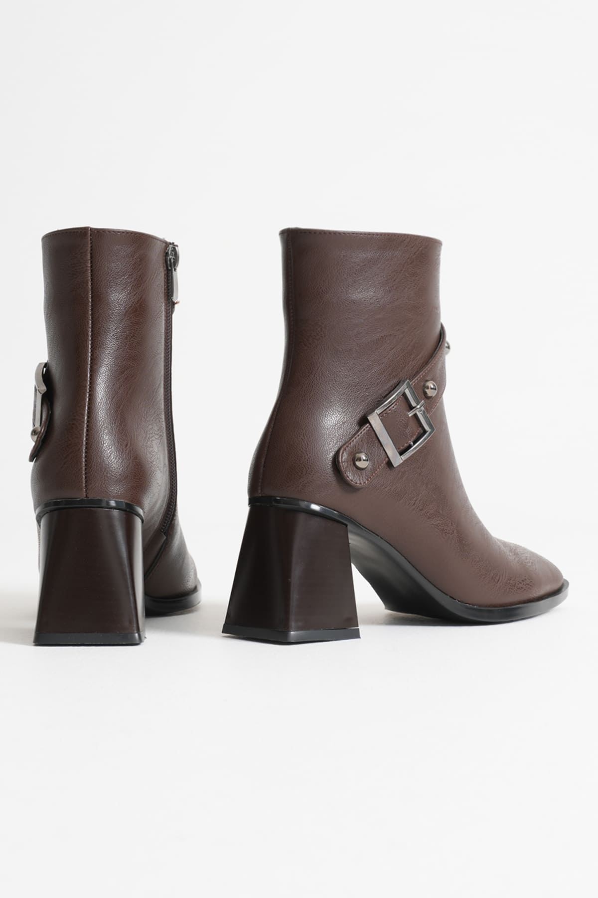 Kadın Acı Kahve Topuklu Bot SHTR08MK25C