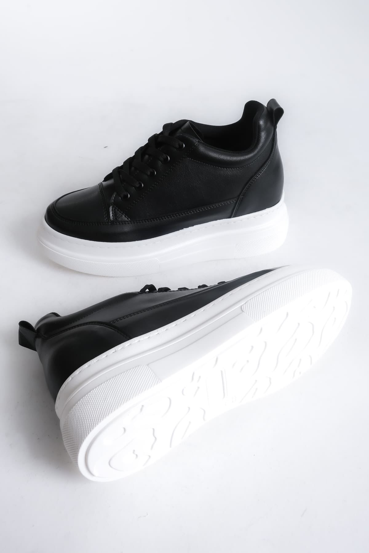 Kadın Gizli Topuk Siyah BT Spor Ayakkabı