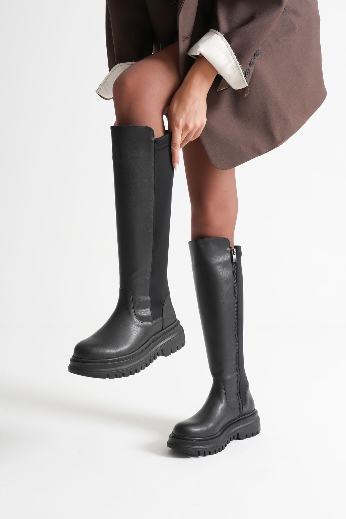 Kadın Günlük Siyah Çizme SHTR08MK12A