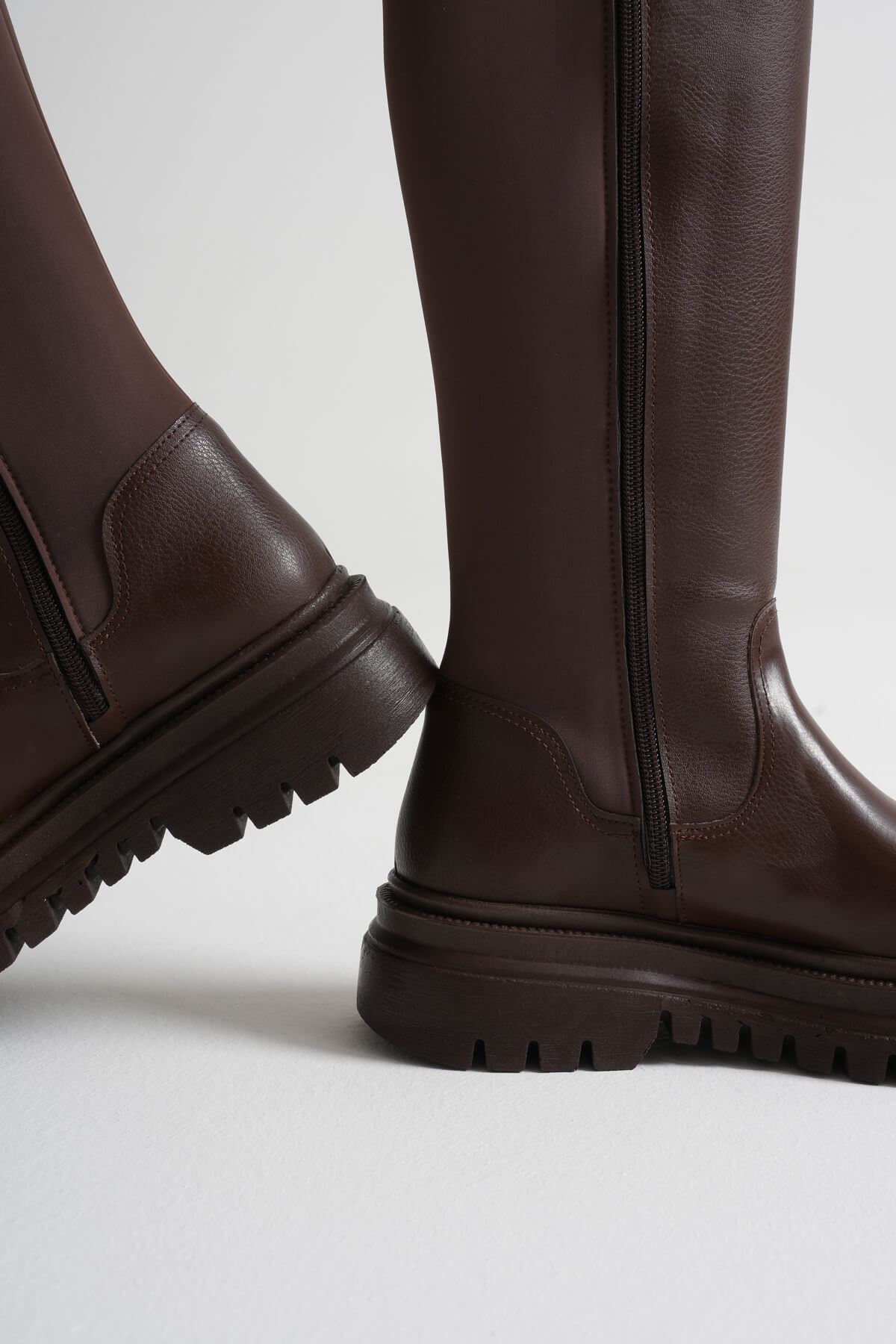 Kadın Günlük Acı Kahve Çizme SHTR08MK12B