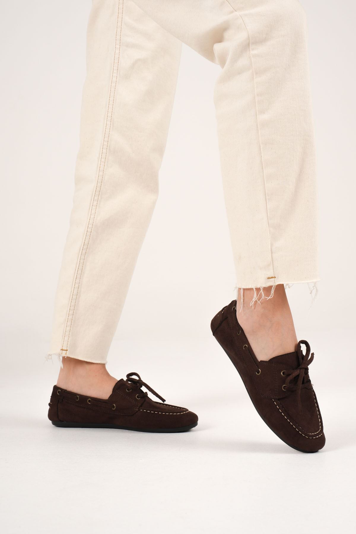 Kadın Acı Kahve Günlük Süet Ayakkabı EATR27MS06E