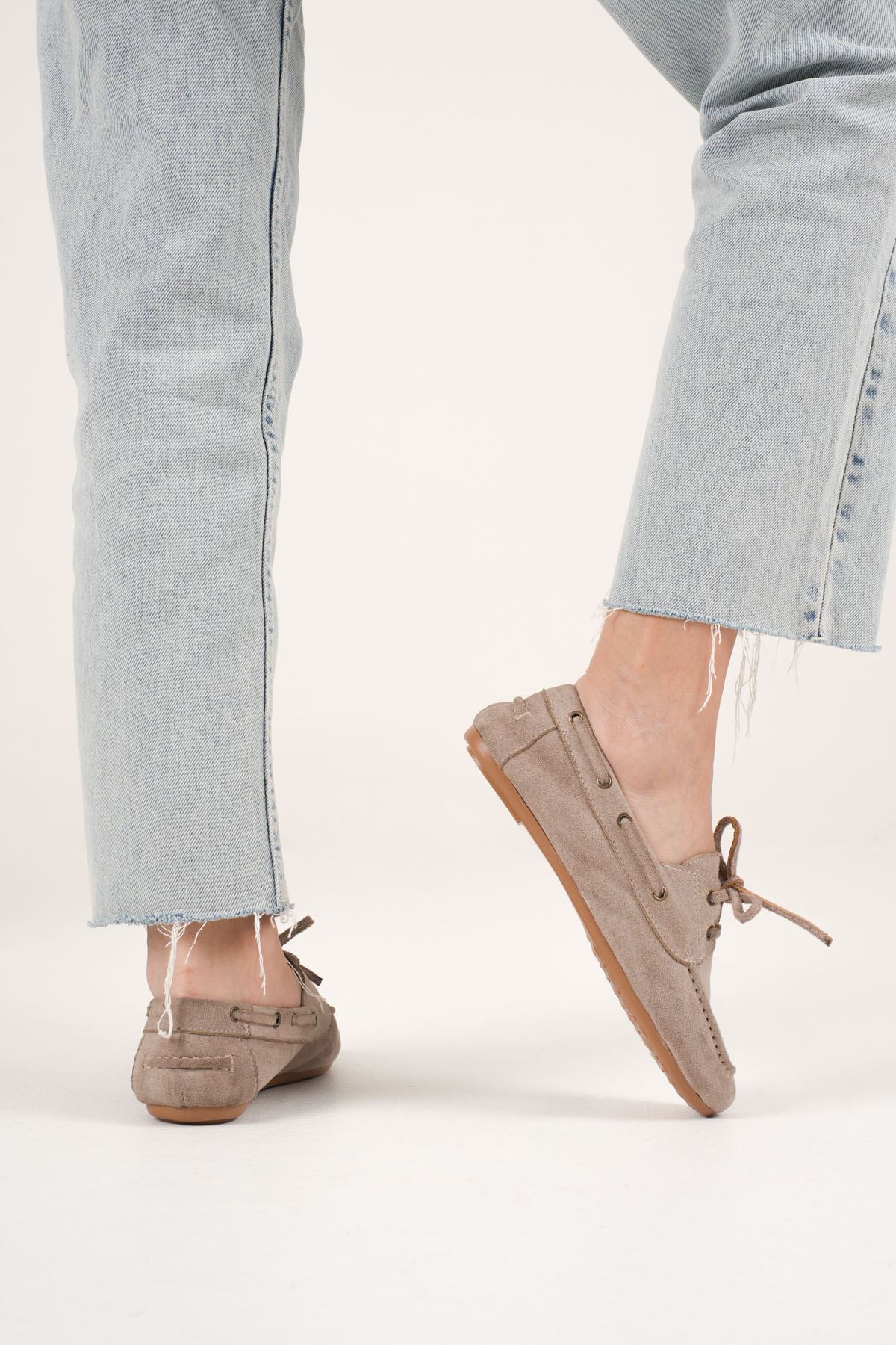 Kadın Vizon Günlük Süet Ayakkabı EATR27MS06D