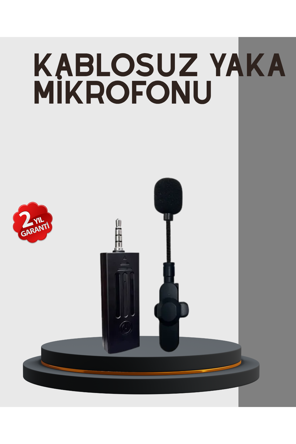 20 Metre Menzilli Kablosuz Yaka Mikrofonu Gürültü Engelleyici