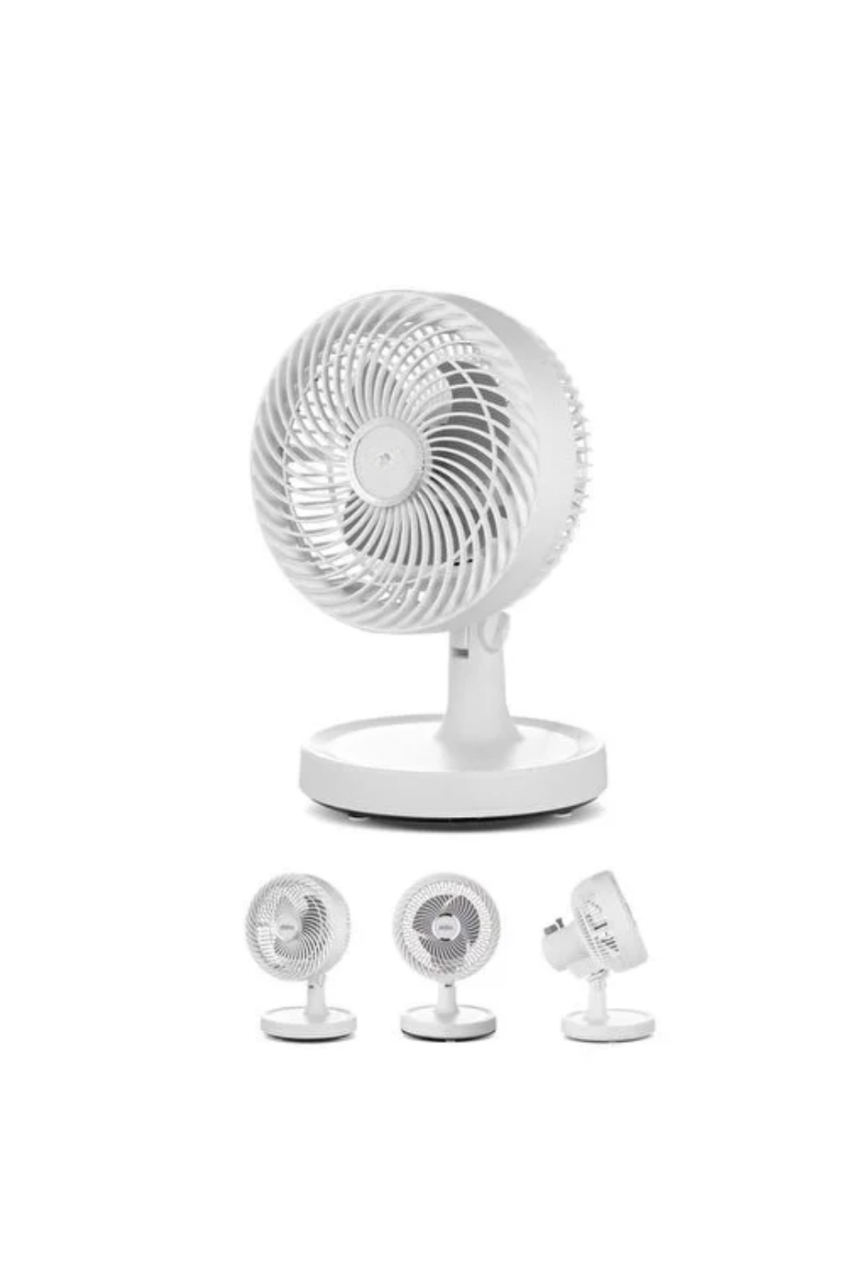 Sessiz Çalışan Mini Masaüstü Fan 2 Kademeli Otomatik Salınımlı