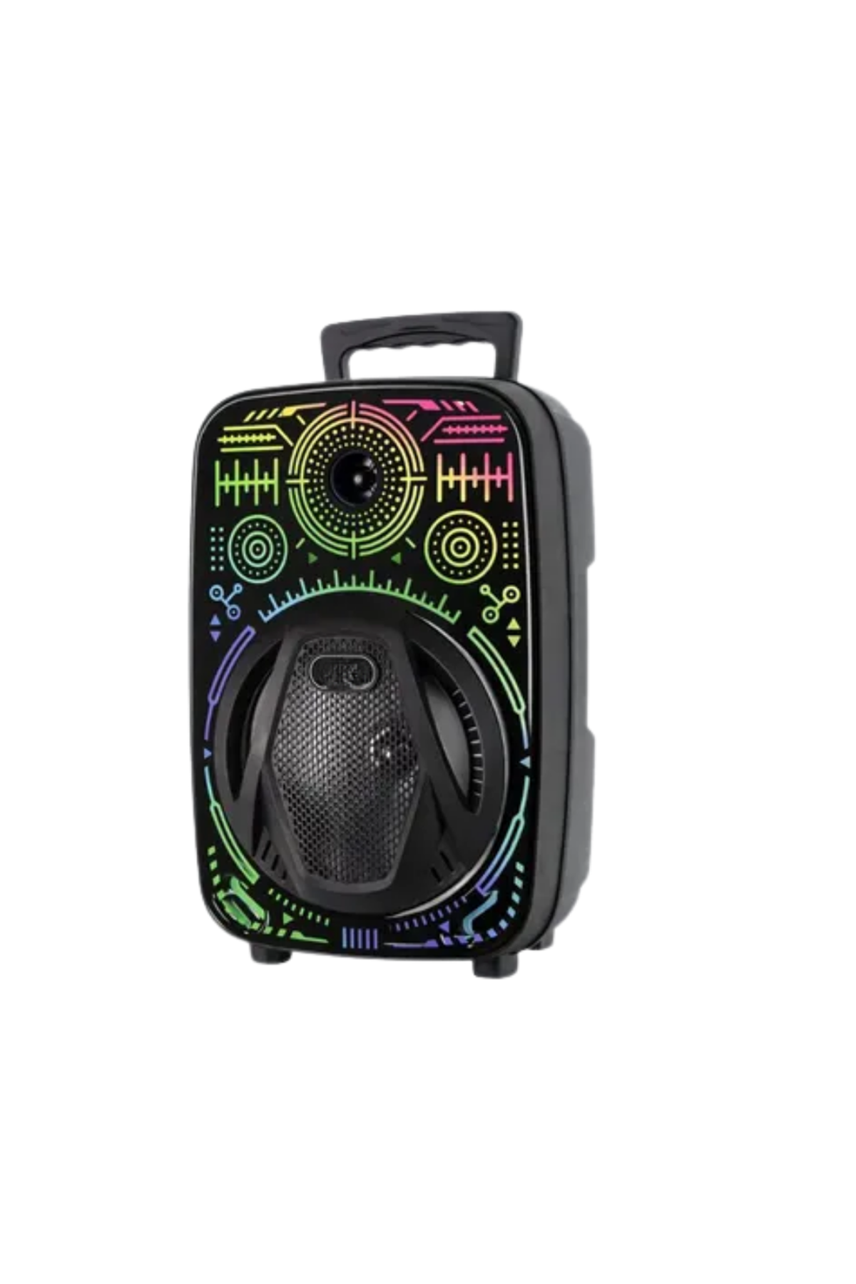 Karaoke Hoparlör RGB LED Işıklı USB FM Radyo Destekli Taşınabilir Speaker