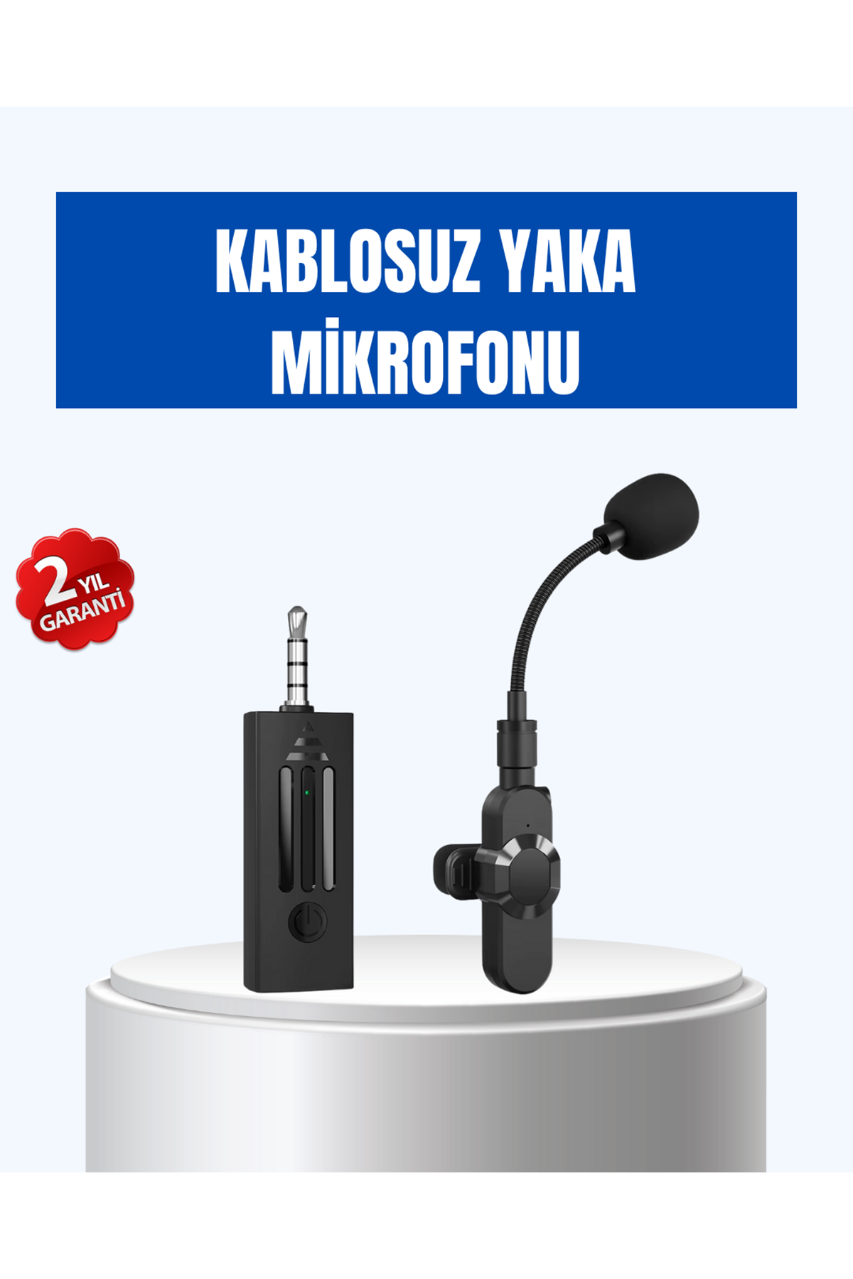 Bluetooth 5.2 Destekli Gürültü Önleyici Kablosuz Mikrofon