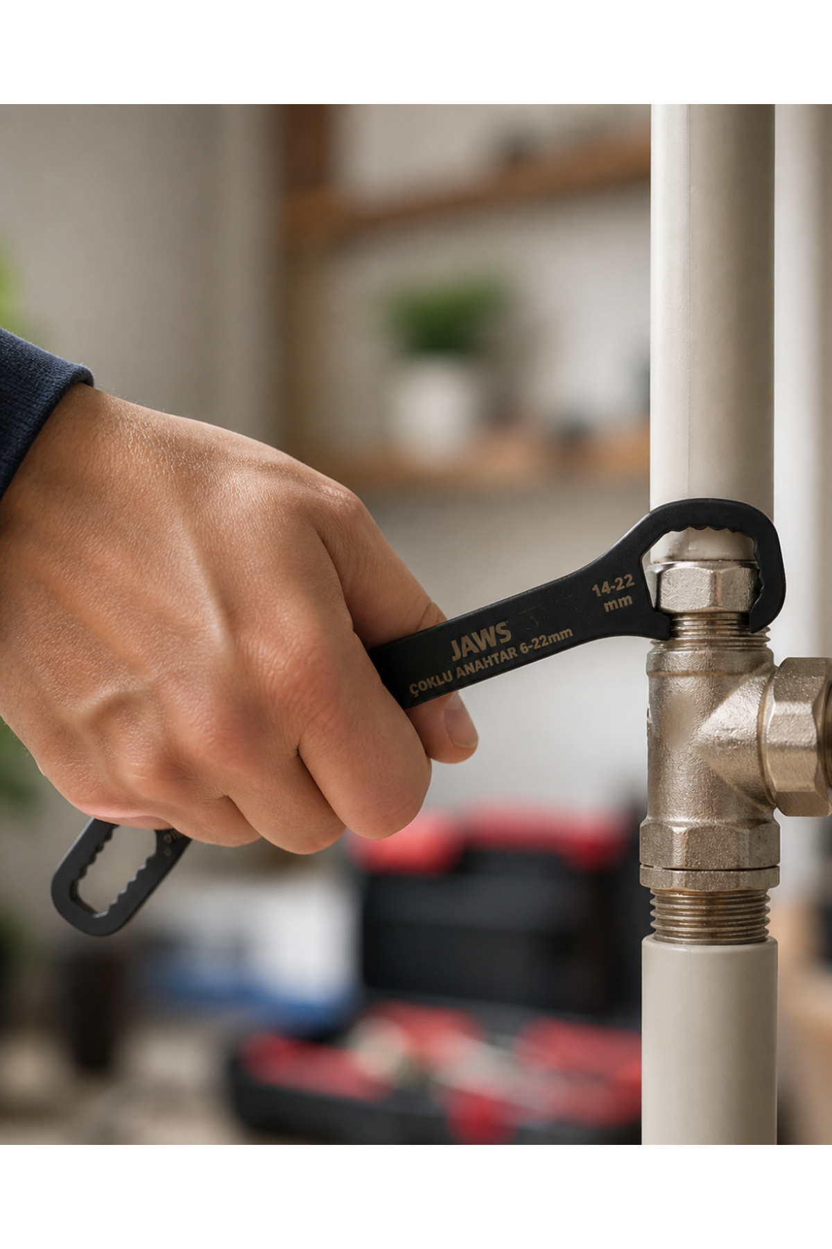 Çok Fonksiyonlu Anahtar 6 22 mm Krom Vanadyum Çelik Dayanıklı ve Taşınabilir