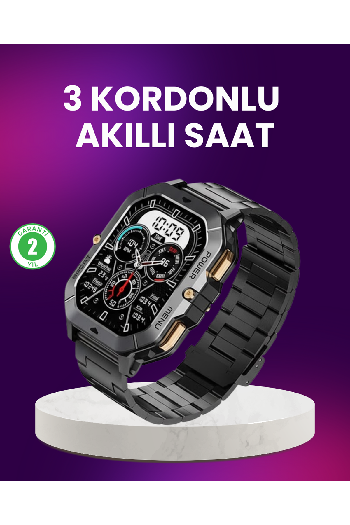Bildirim ve Spor Takipli Akıllı Saat