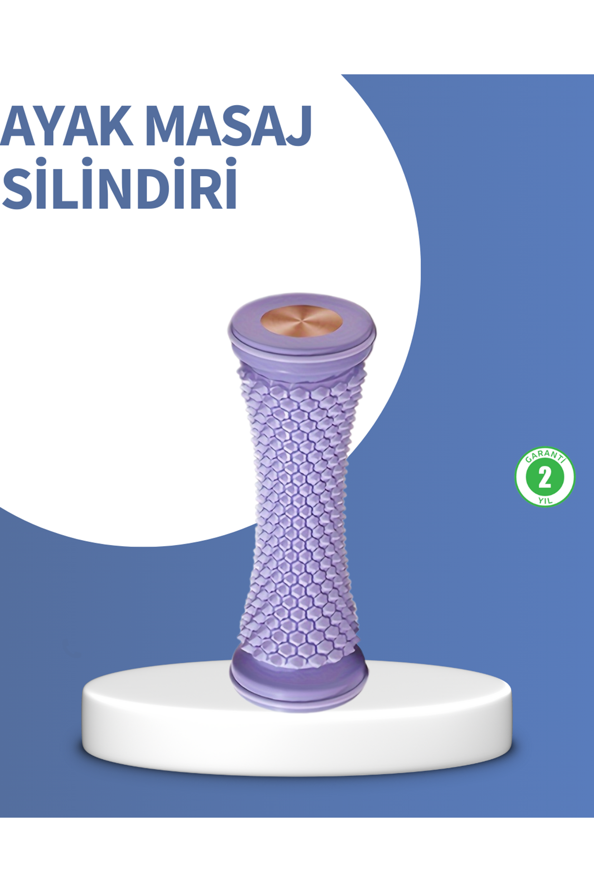 Derin Doku Ayak Masaj Silindiri Plantar Fasiit Topuk Ağrısı İçin