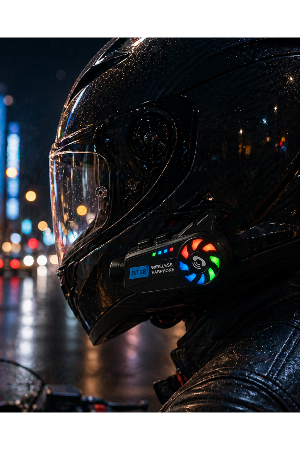 Kask Üstü Kamera Bluetooth Müzik ve Çağrı Özellikli Geniş Açılı Lens