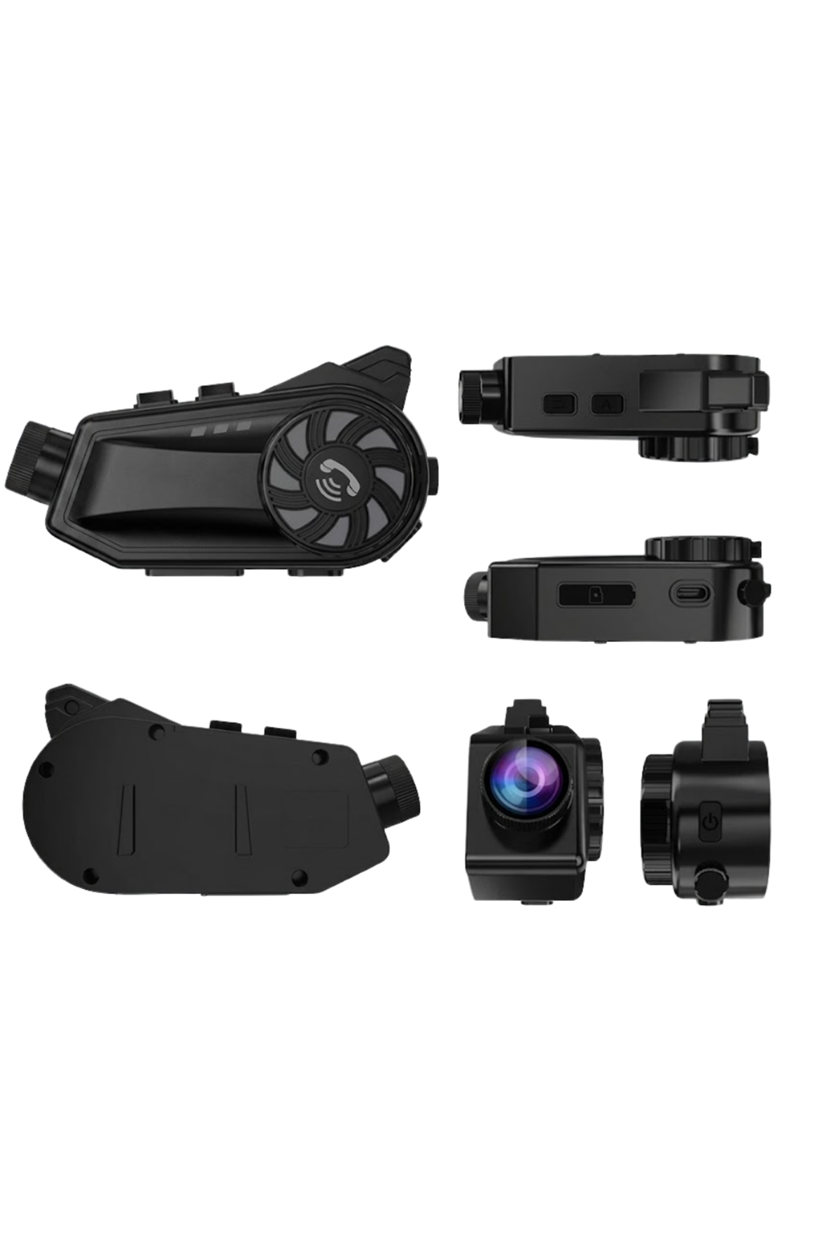 Kask Kamerası Bluetooth Bağlantılı 1080P Kayıt ve Akıllı Kontrol Sistemi