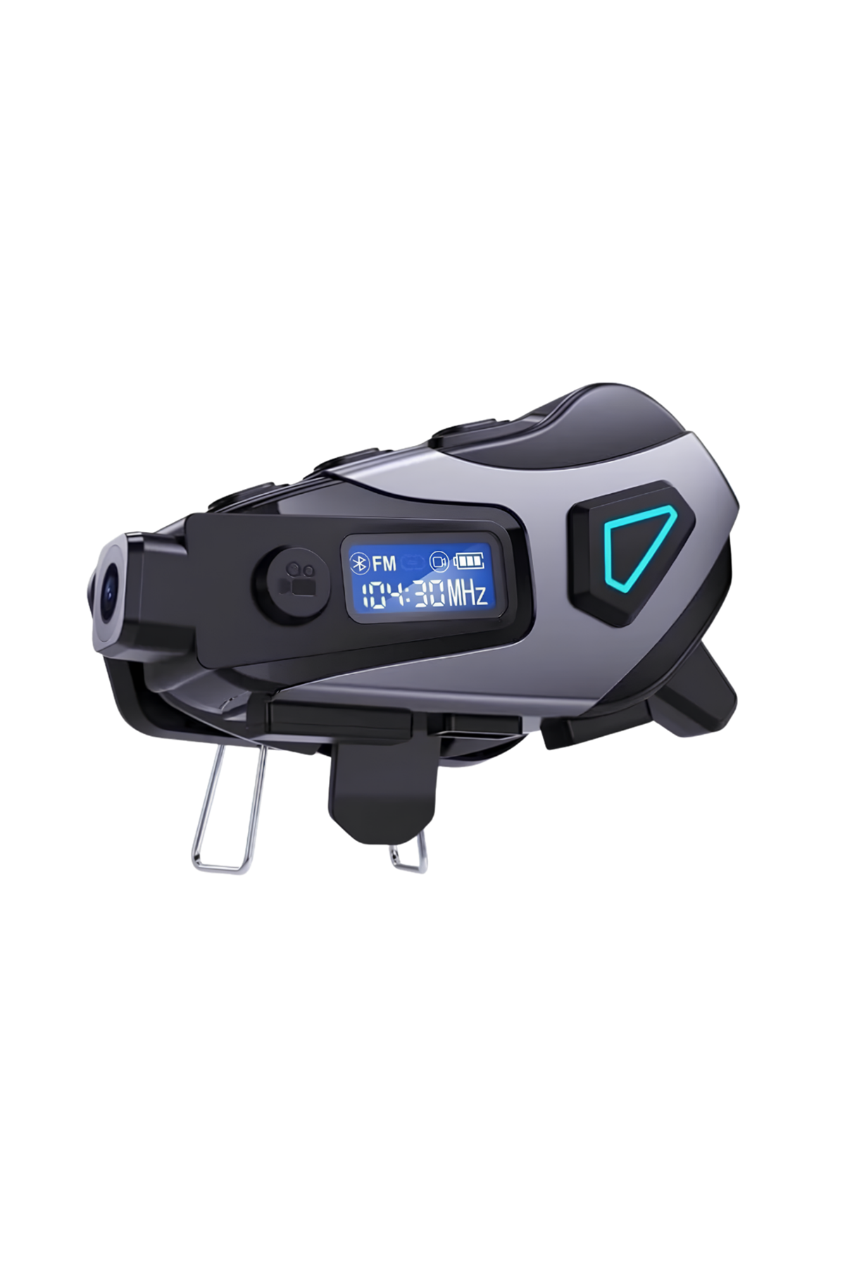 Kask İçi Bluetooth Kulaklık Kamera ve Fener Özellikli Su Geçirmez Dayanıklı Tasarım