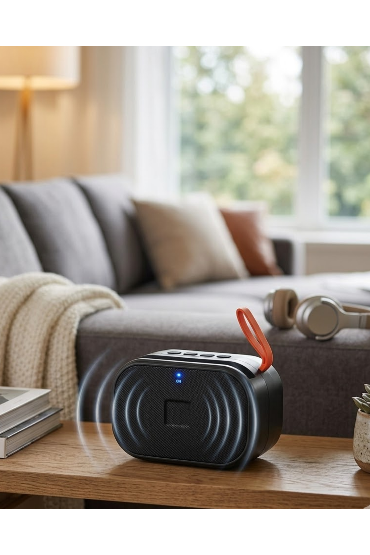 Taşınabilir Kablosuz Bluetooth Hoparlör USB TF Kart Destekli Ses Sistemi