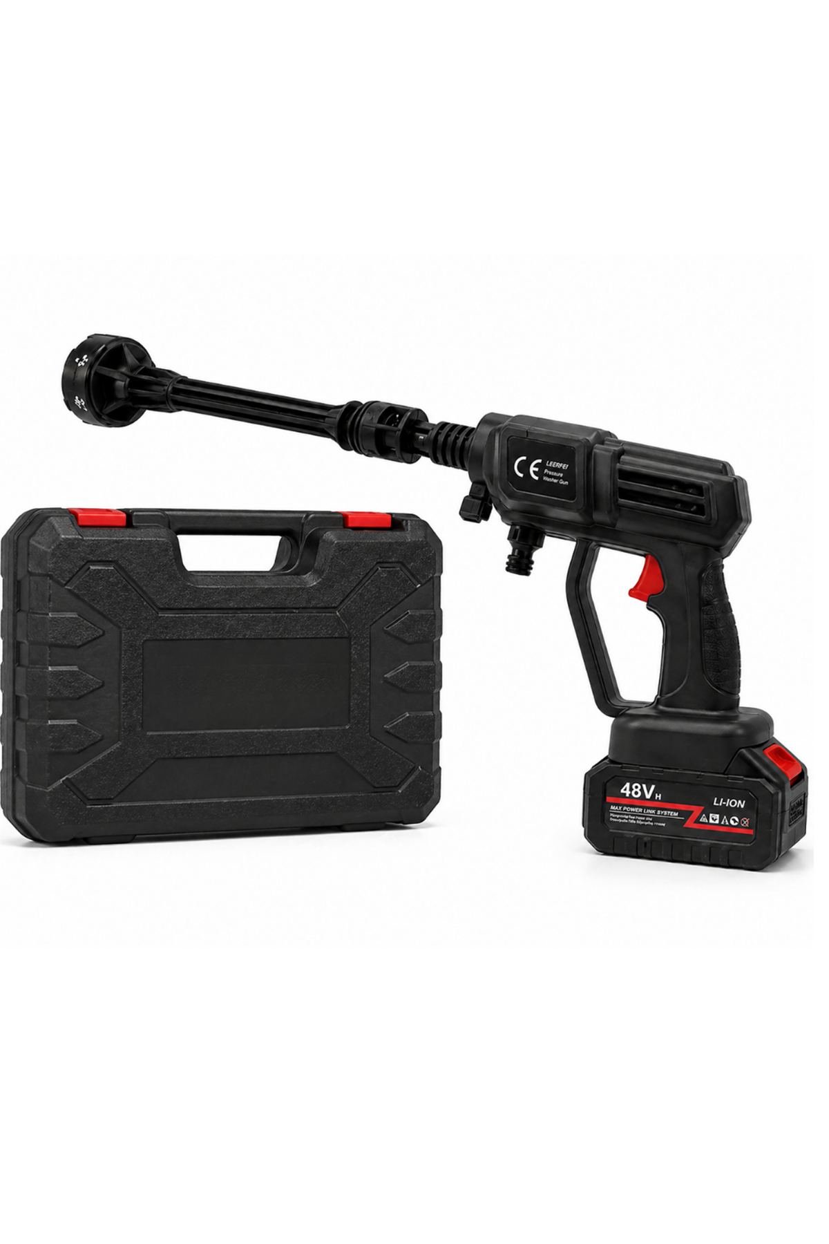 Kablosuz Oto Yıkama Cihazı Basınçlı Su Makinesi Şarjlı Temizlik Seti