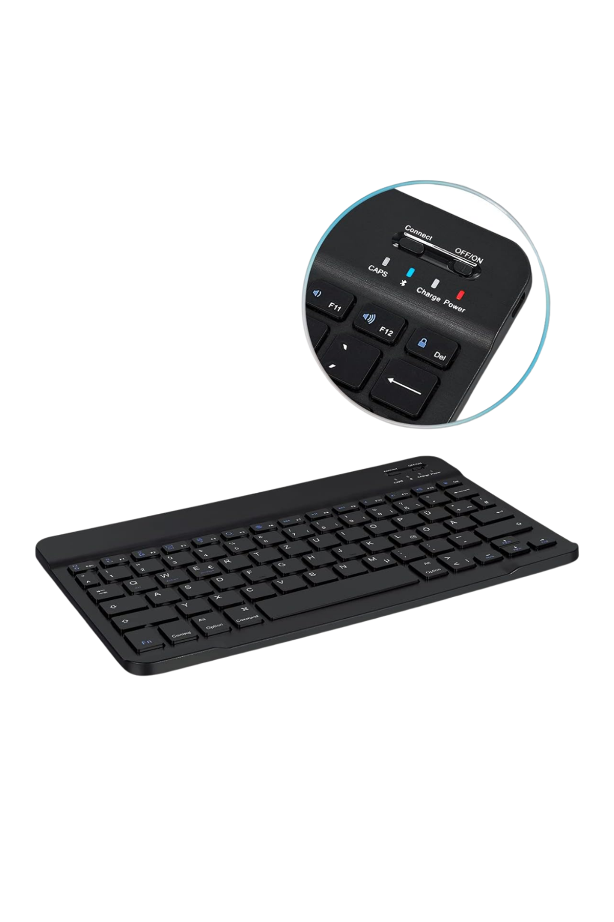 Wireless Klavye Mouse Seti Bluetooth Bağlantılı İnce Tasarım Sessiz Kullanım