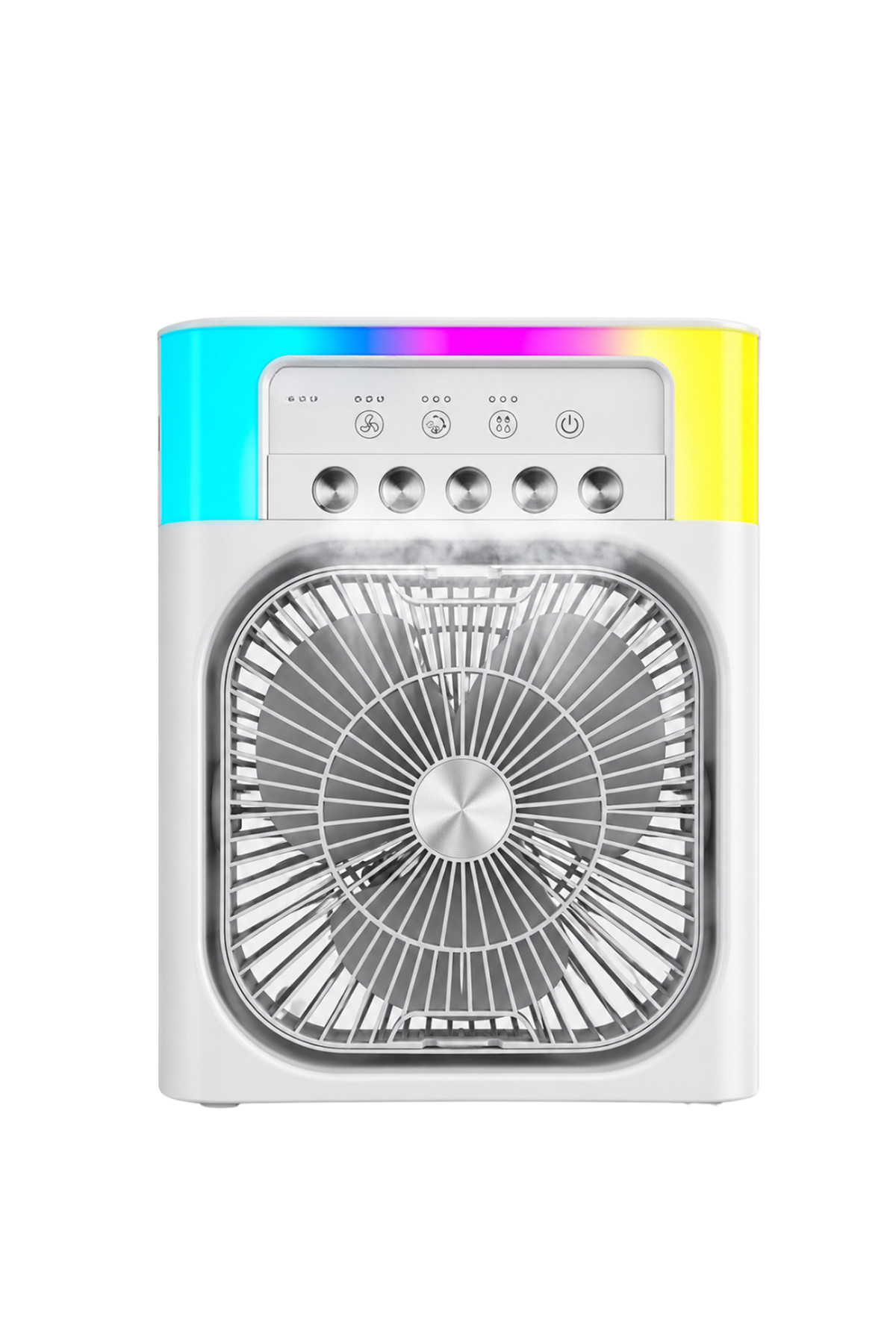 Su Buharlı Mini Klima Fan RGB Işıklı Taşınabilir Serinletici