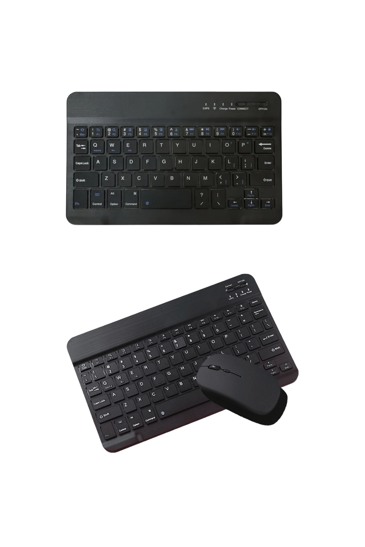 Bluetooth Klavye Mouse Seti Taşınabilir Wireless Bilgisayar Aksesuarı