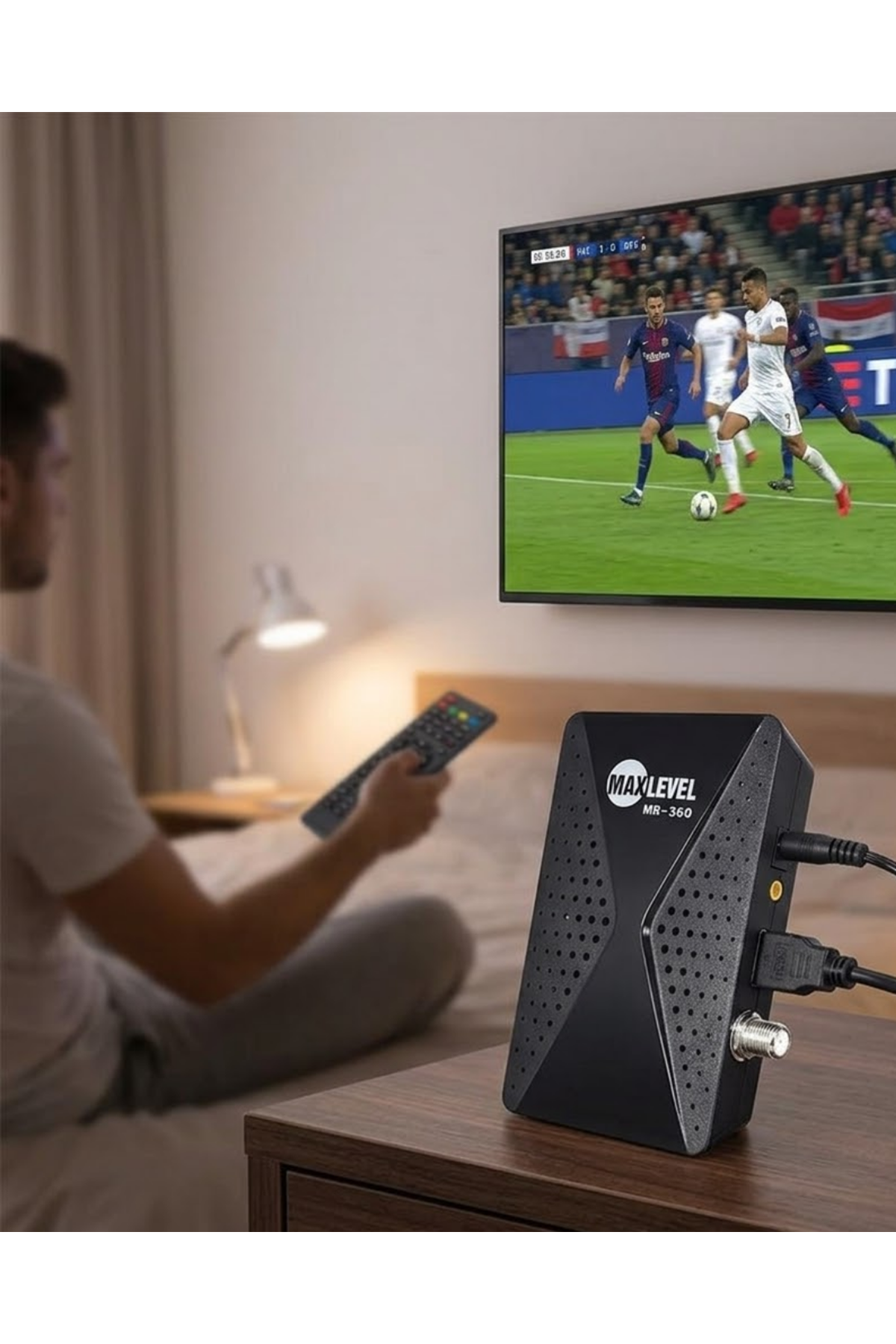 HDMI USB Girişli HD Uydu Alıcısı Kablosuz İnternet Destekli