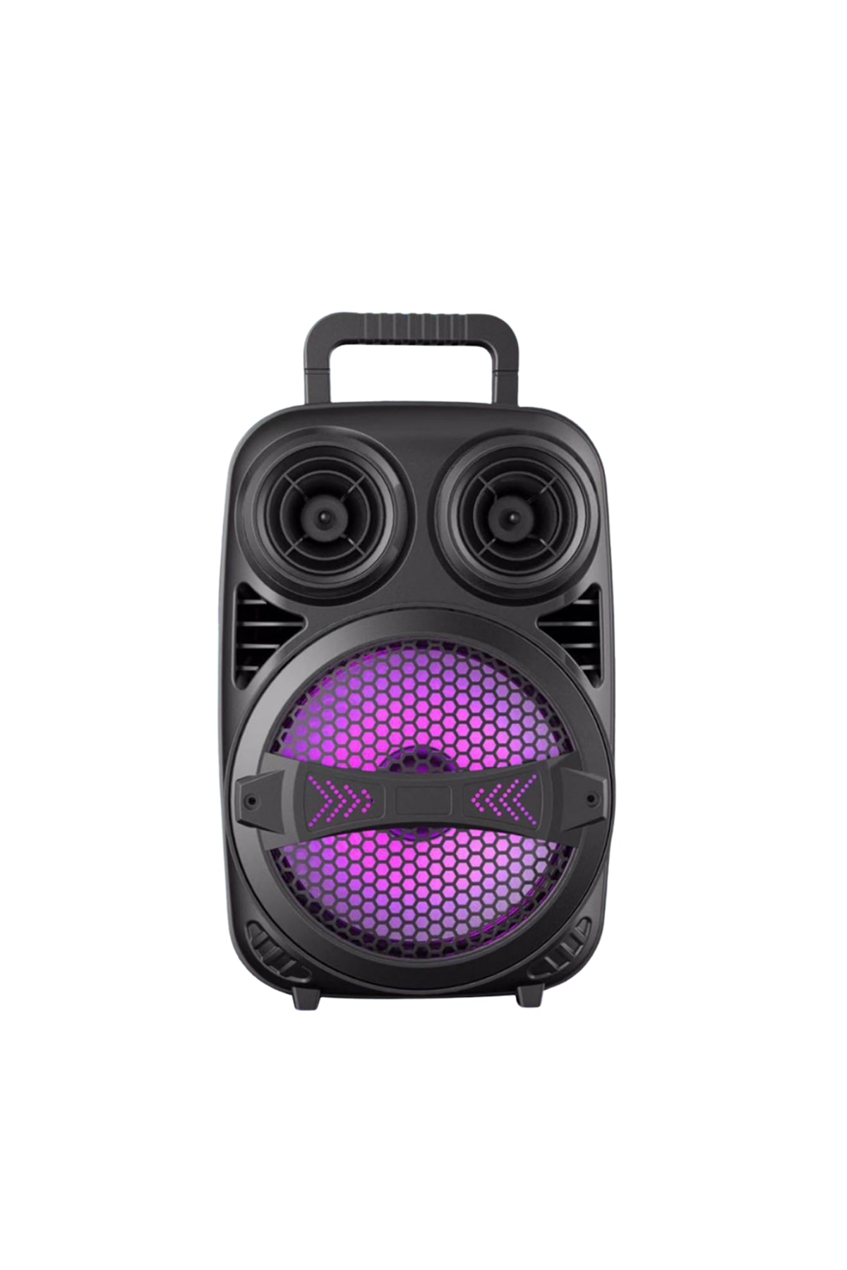 Taşınabilir Bluetooth Speaker Mikrofonlu Karaoke Hoparlör RGB Işıklı 6.5 İnç Güçlü Ses