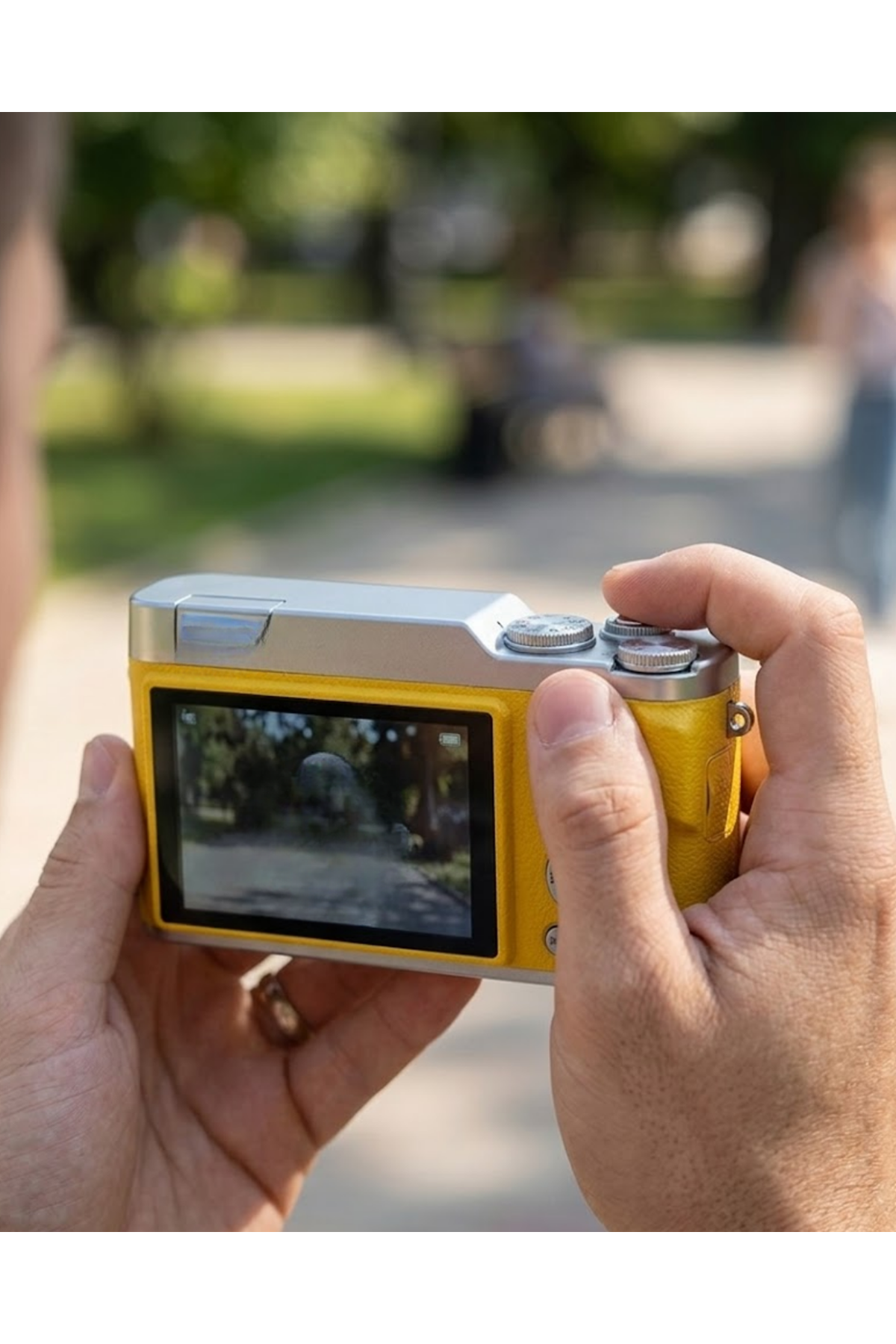 Dijital Kamera 18x Zoom Flip Ekran Uzun Pil Ömrü