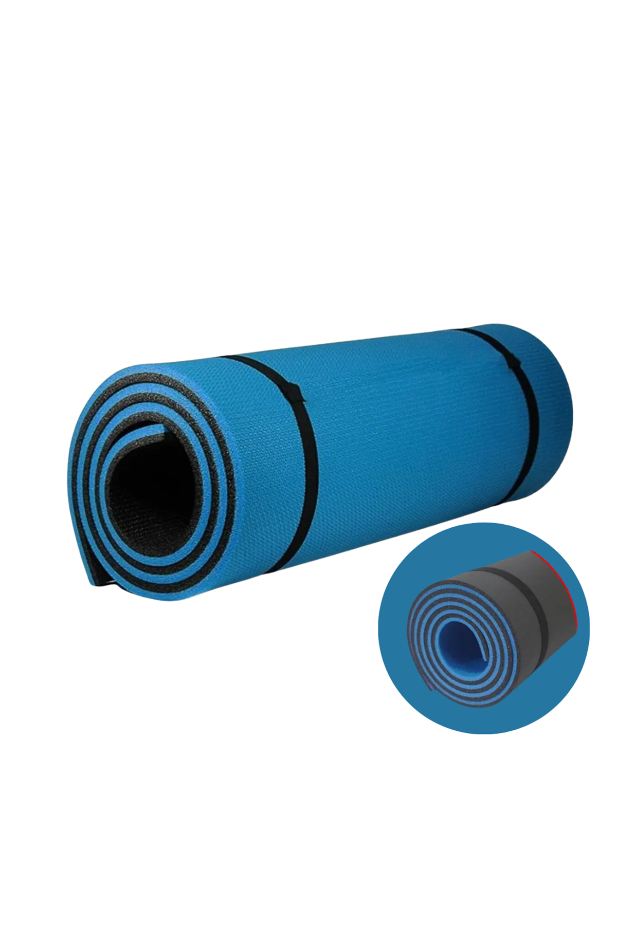 10 mm Fitness Minderi Tırtıklı Kaymaz Yüzey Esnek Darbe Emici Eva Yapı