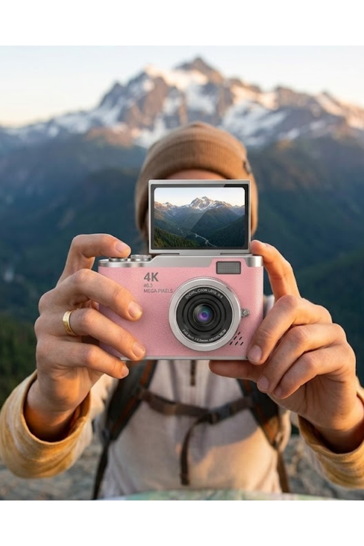 LK007 FOTOĞRAF MAKİNESİ PEMBE