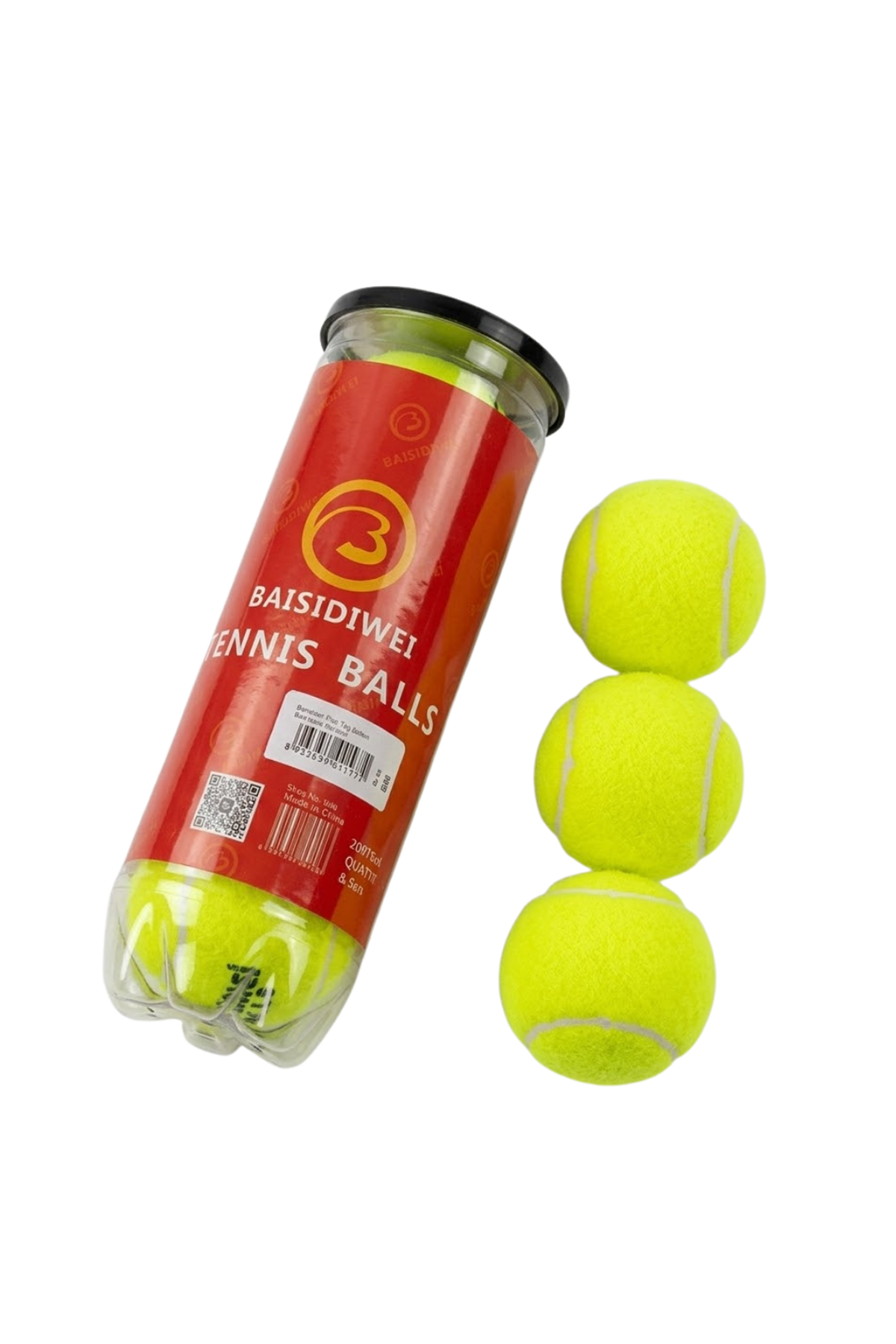 3’lü Tenis Topu Seti Spor ve Eğlence İçin Dayanıklı Toplar