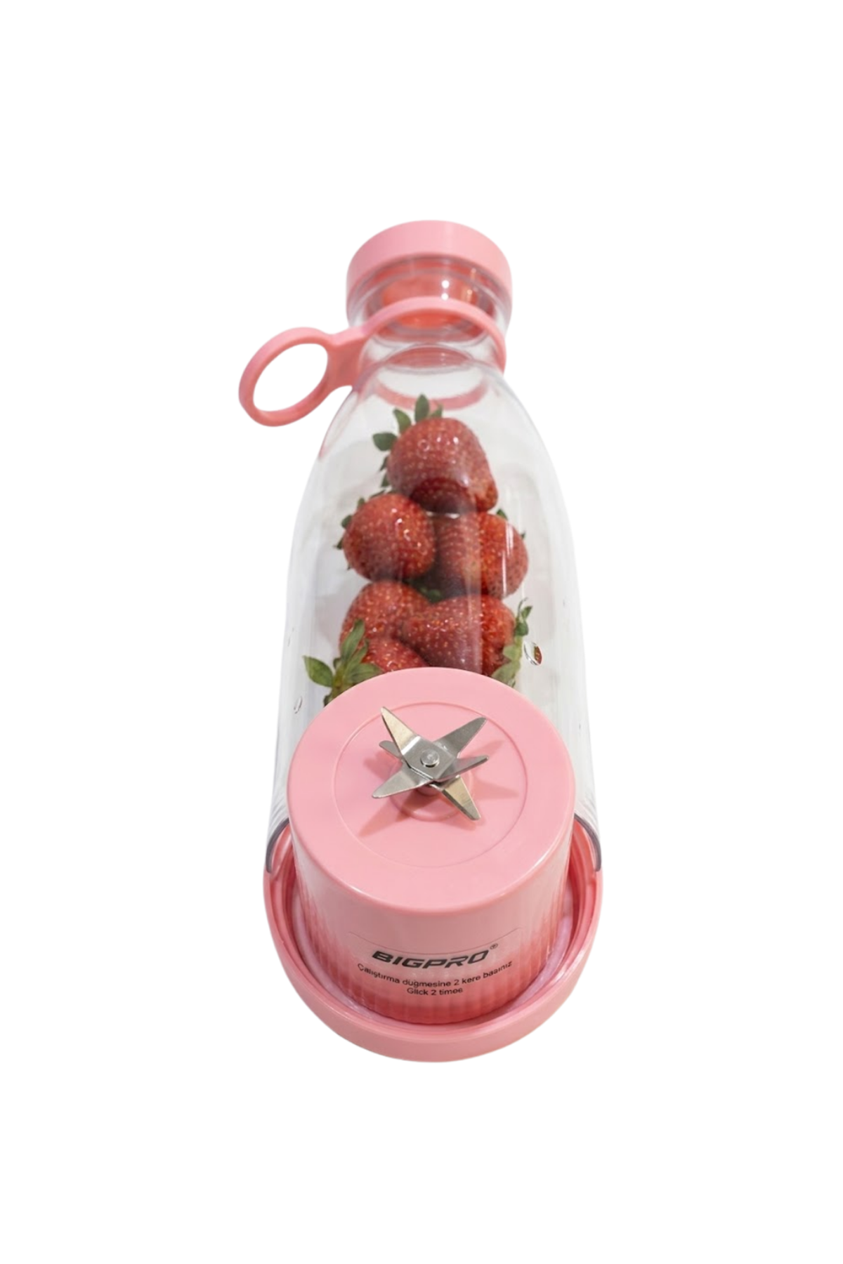 Kablosuz Taşınabilir Blender Smoothie Milkshake Hazırlama Tek Tuş Kullanım