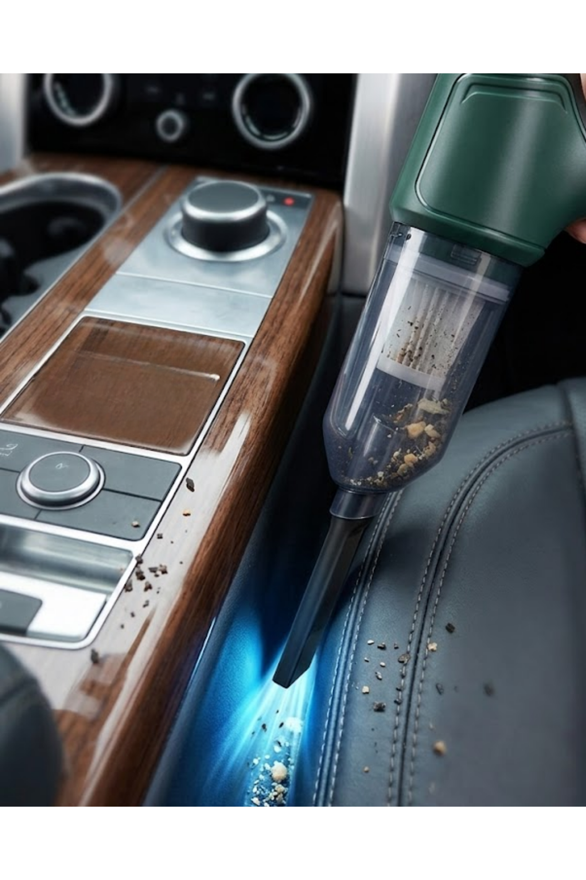 Taşınabilir Kablosuz Süpürge Kompakt Tasarım Güçlü Motor