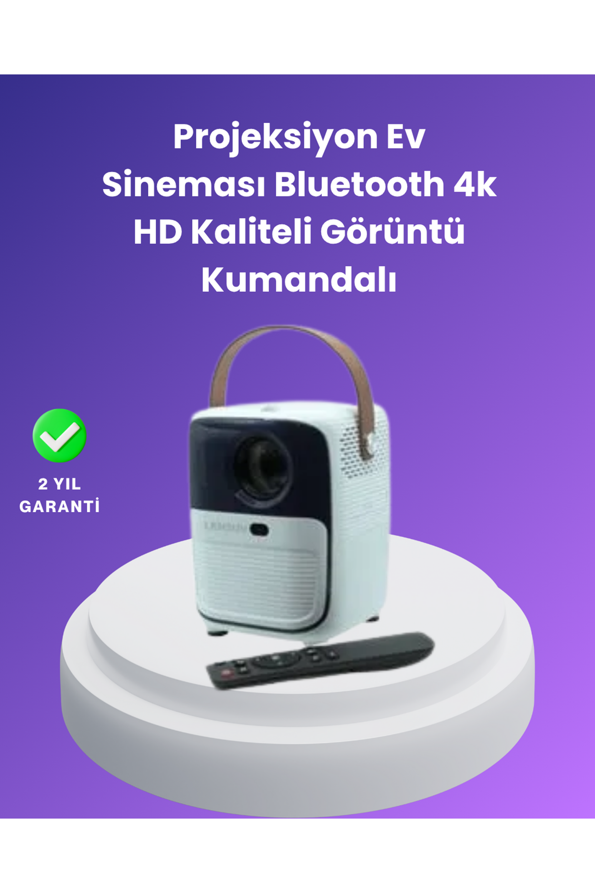 Çoklu Giriş Destekli Projektör – HDMI, USB ve Kulaklık Bağlantı Seçenekleriyle Geniş Uyumluluk