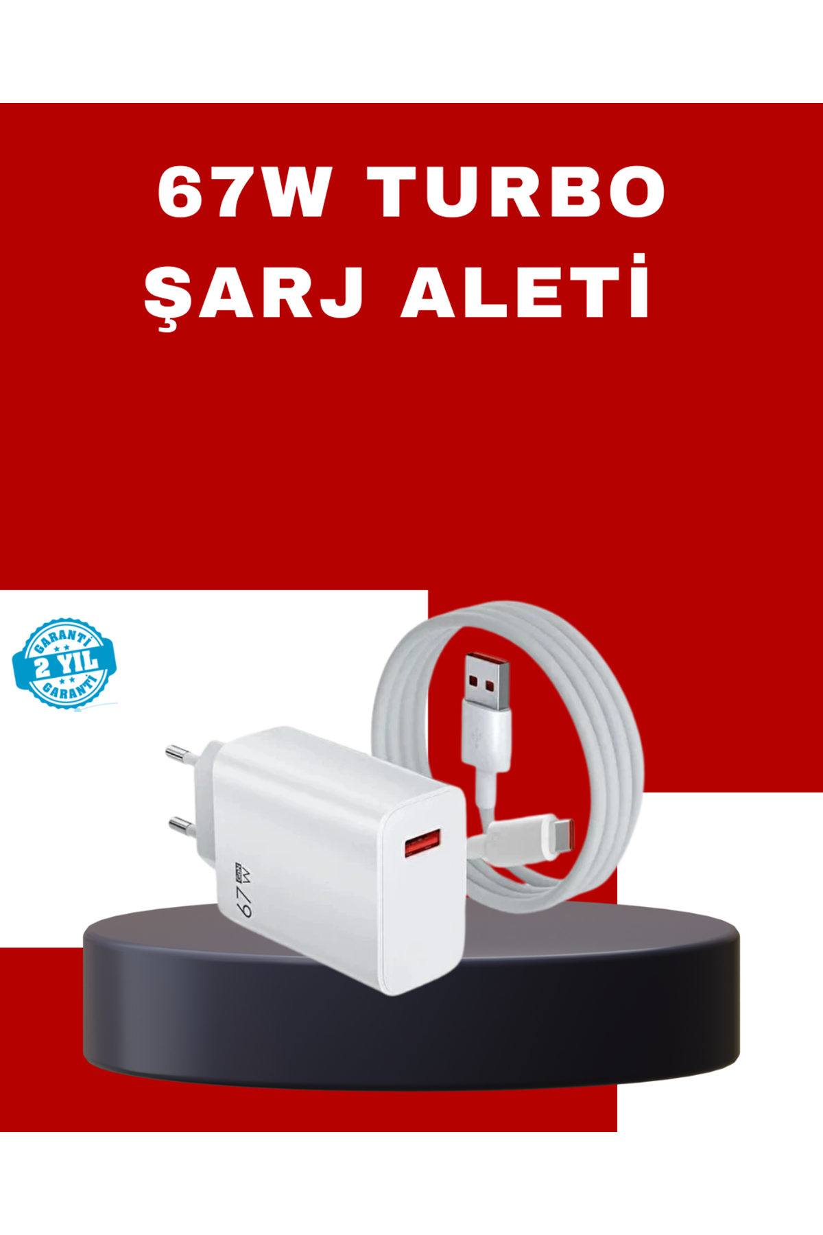 67 Watt Yüksek Güç Şarj Adaptörü Mi 10 Mi 11 Mi 12 Uyumlu