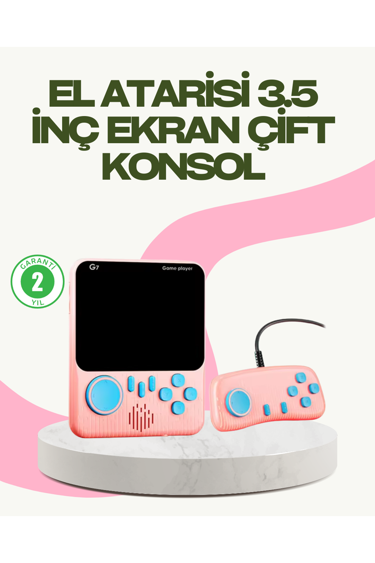 666 Oyunlu Retro Game Console – TV ve Çift Gamepad Desteği