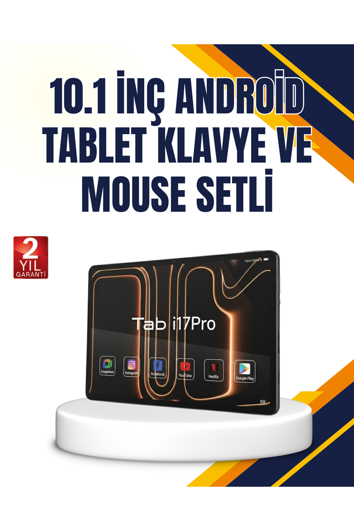 Klavye Kalem Mouse Dahil Android Tablet Uzun Pil Ömürlü