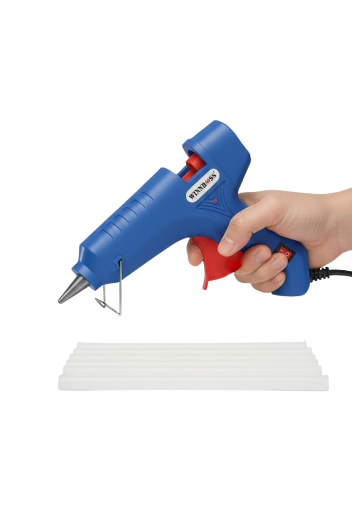 Güçlü Yapıştırma İçin 80 W Silikon Tabancası 11 mm Uyumlu 5 Adet Silikon