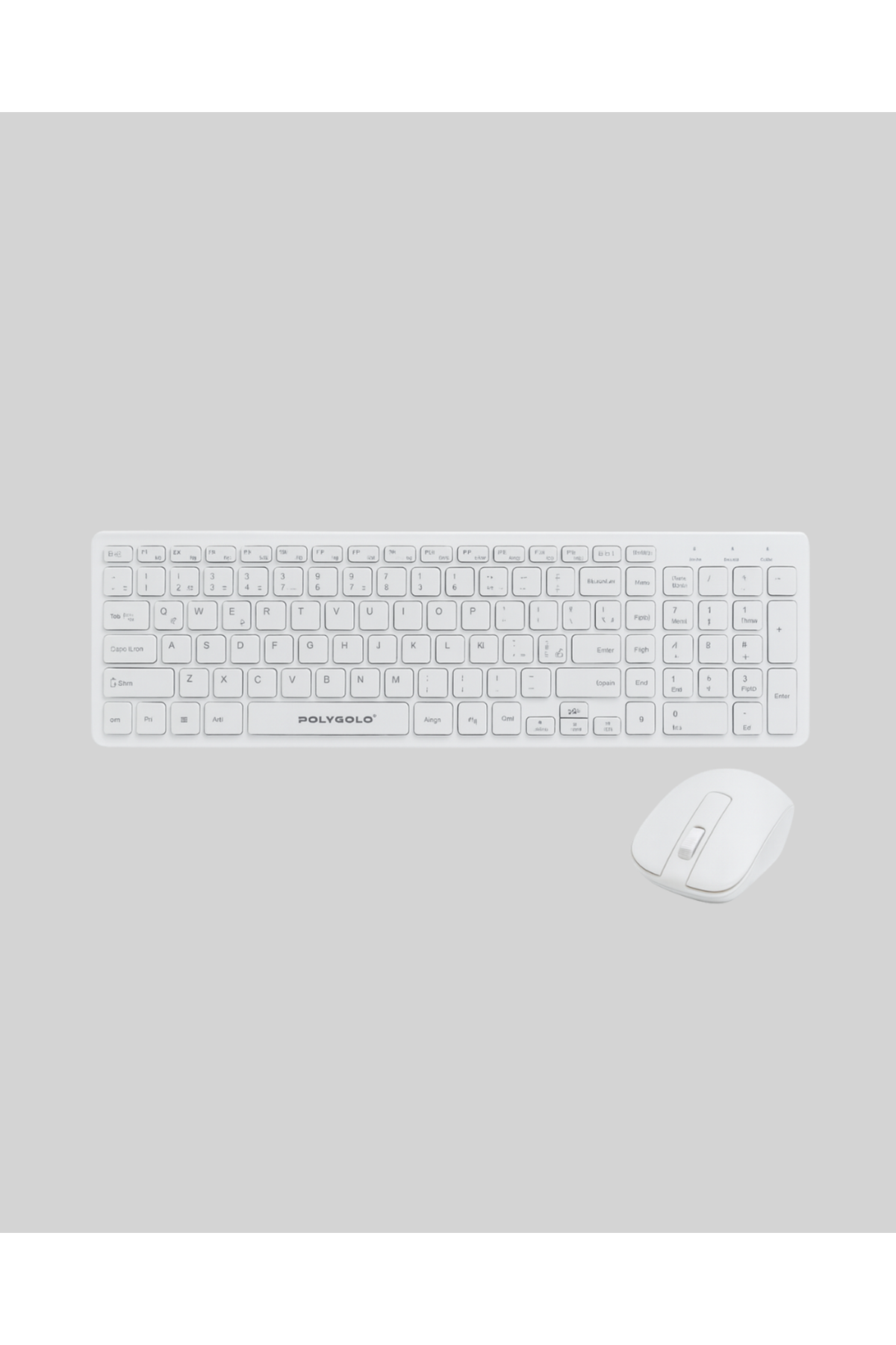 Tam Boy Kablosuz Klavye Mouse Seti - Gelişmiş Bağlantı ve Sessiz Performans