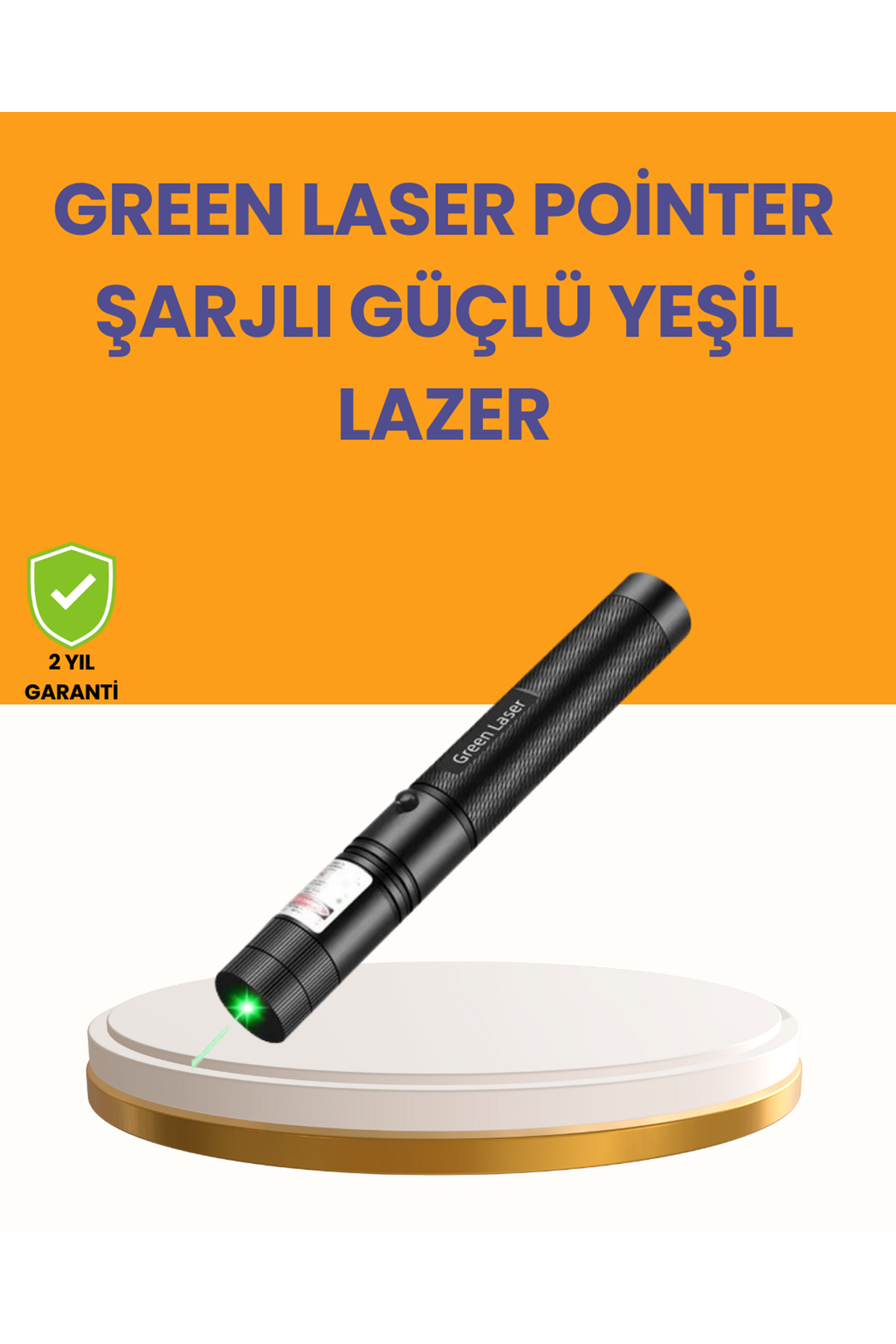 5000mW Yeşil Lazer Pointer Profesyonel Uzun Menzilli