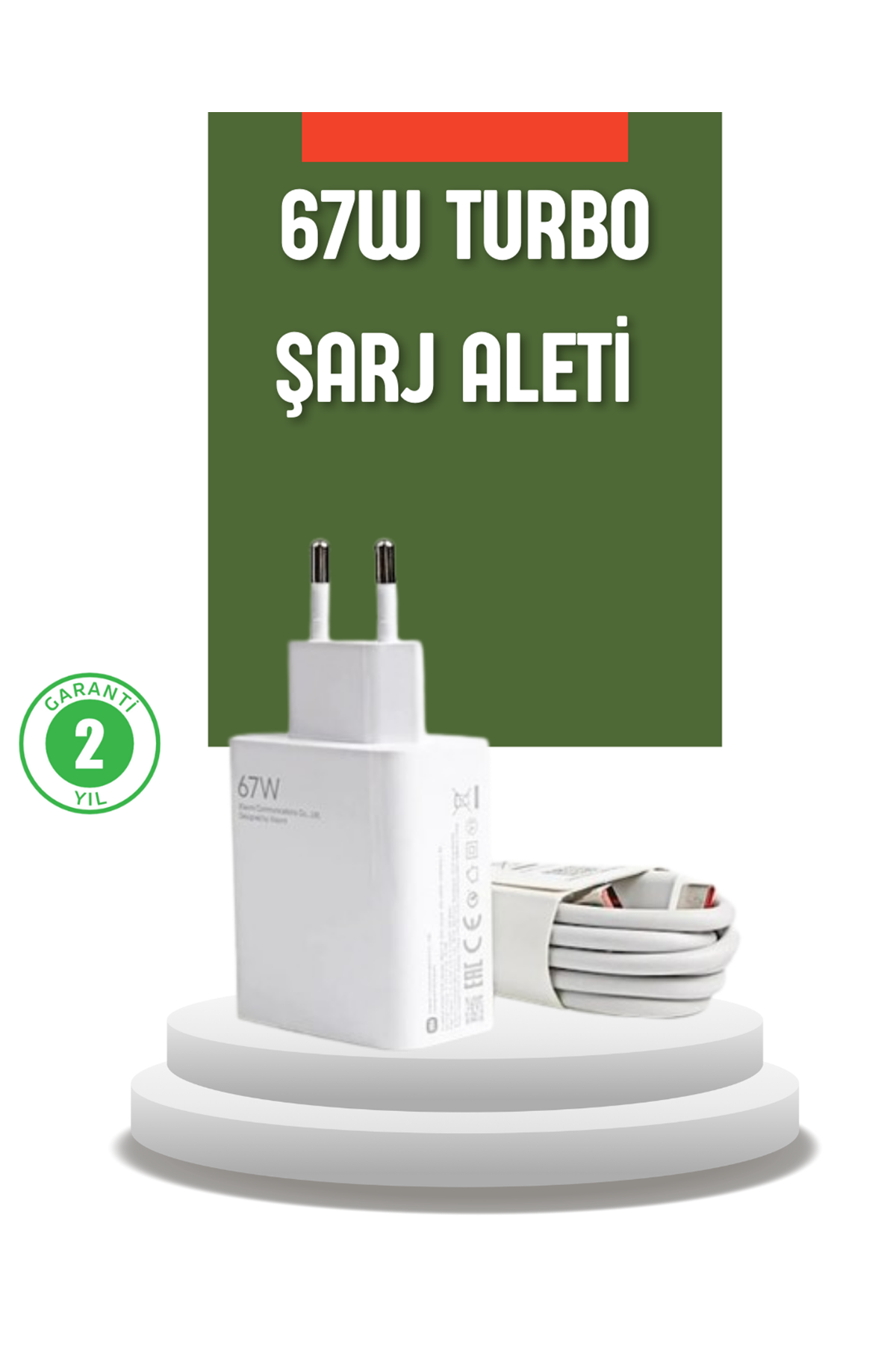 67 Watt Turbo Şarj Cihazı Redmi Note 10 11 12 Uyumlu