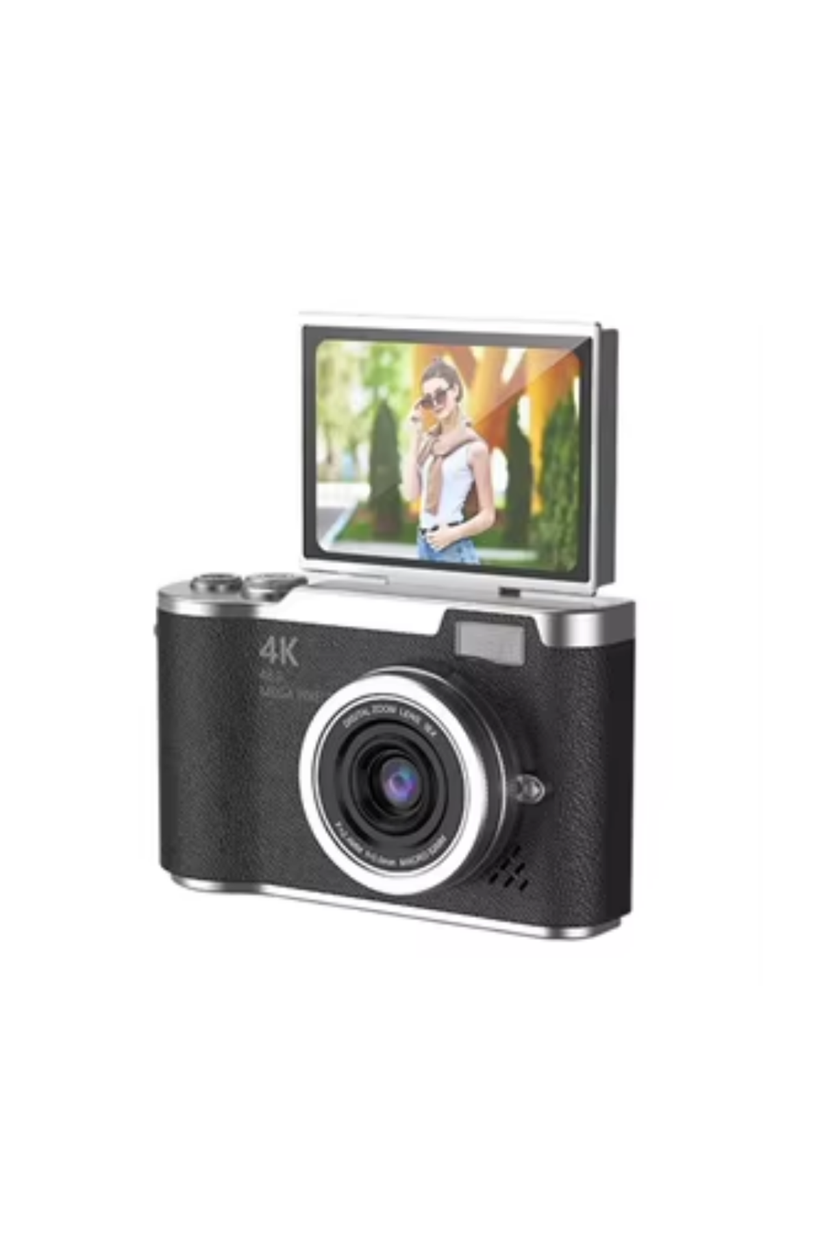48 MP 4K Dijital Kamera 8X Zoom ve 180 Derece Ekran Yeni Başlayanlar İçin Uygun