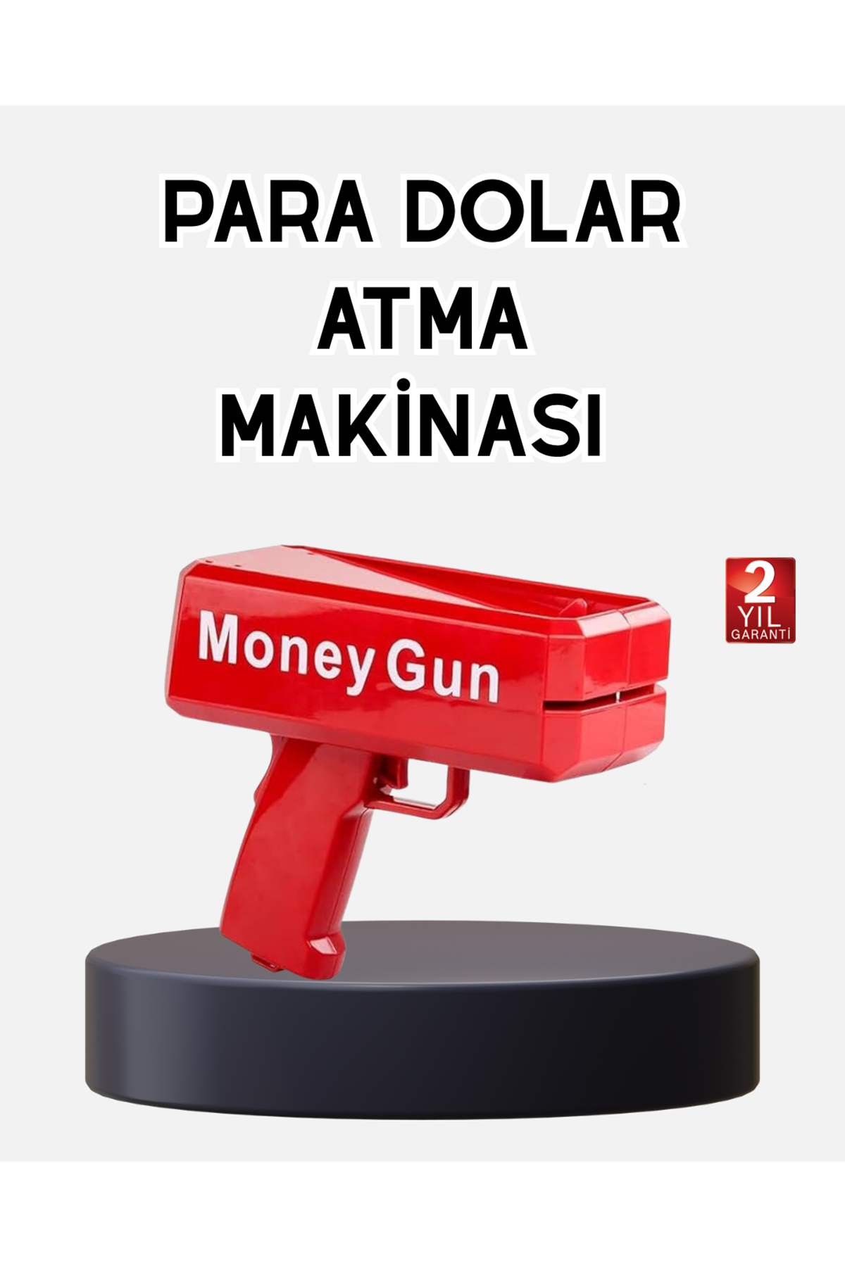 ABS Malzemeli Para Saçma Tabancası Etkinlik ve Parti Kullanımına Uygun