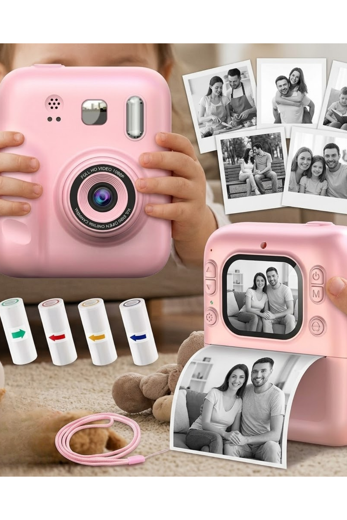 Y300H PRİNTER KAMERA PEMBE
