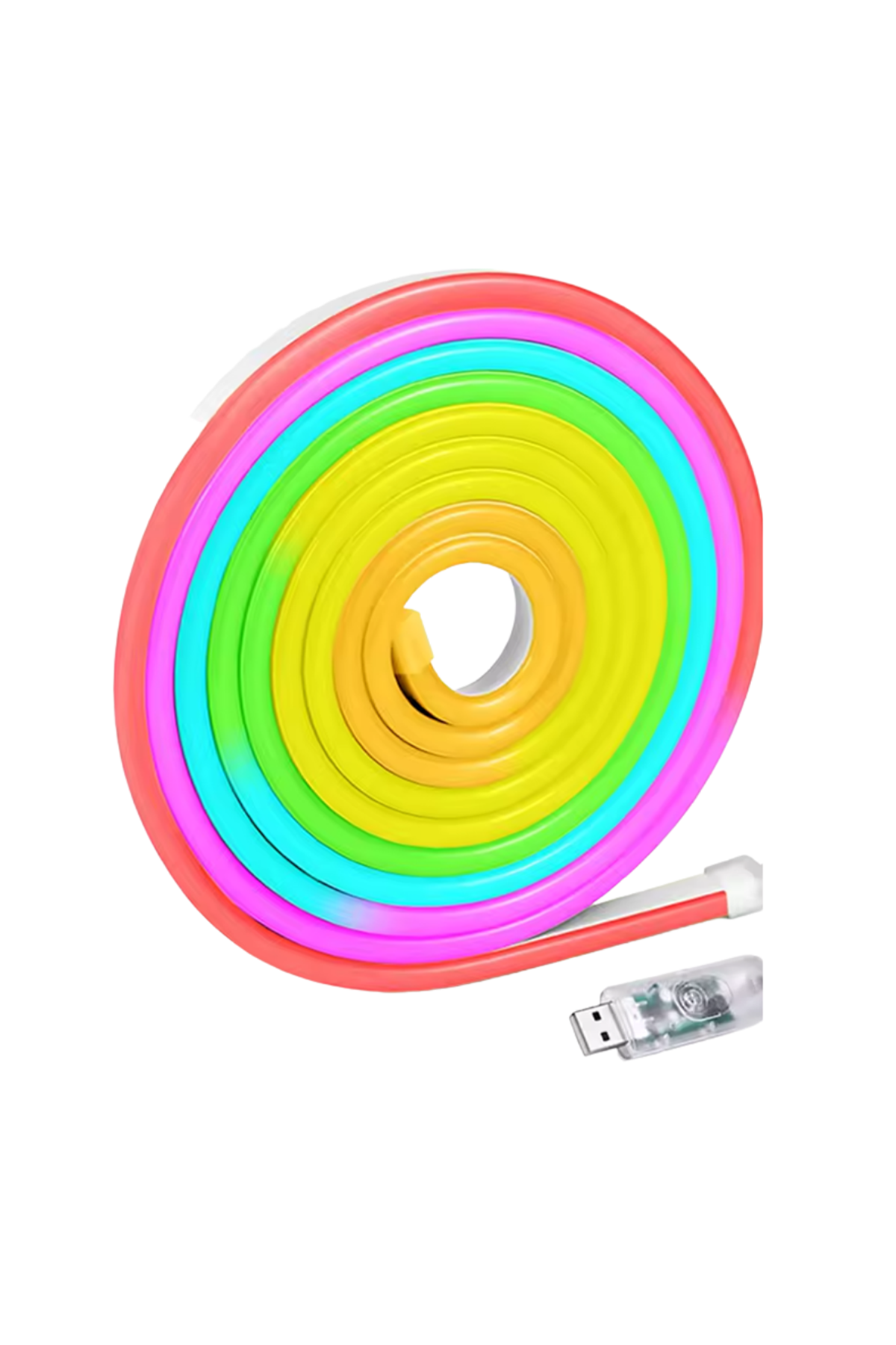 3 Metre RGB Neon LED Şerit Işık Su Geçirmez Kumandalı ve Uygulama Kontrollü Dekoratif Aydınlatma