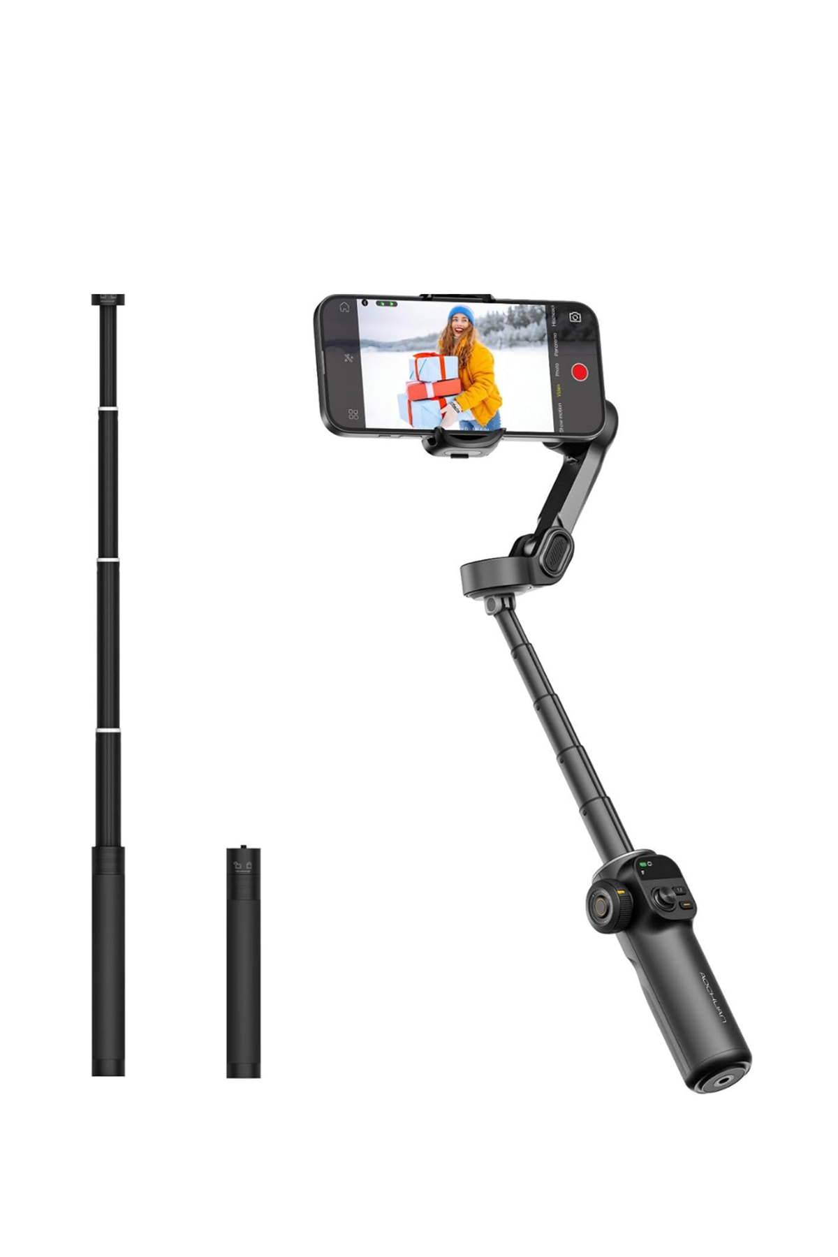 Profesyonel Telefon Gimbal Stabilizer 3 Axis Video Sabitleyici Vlog Tripod