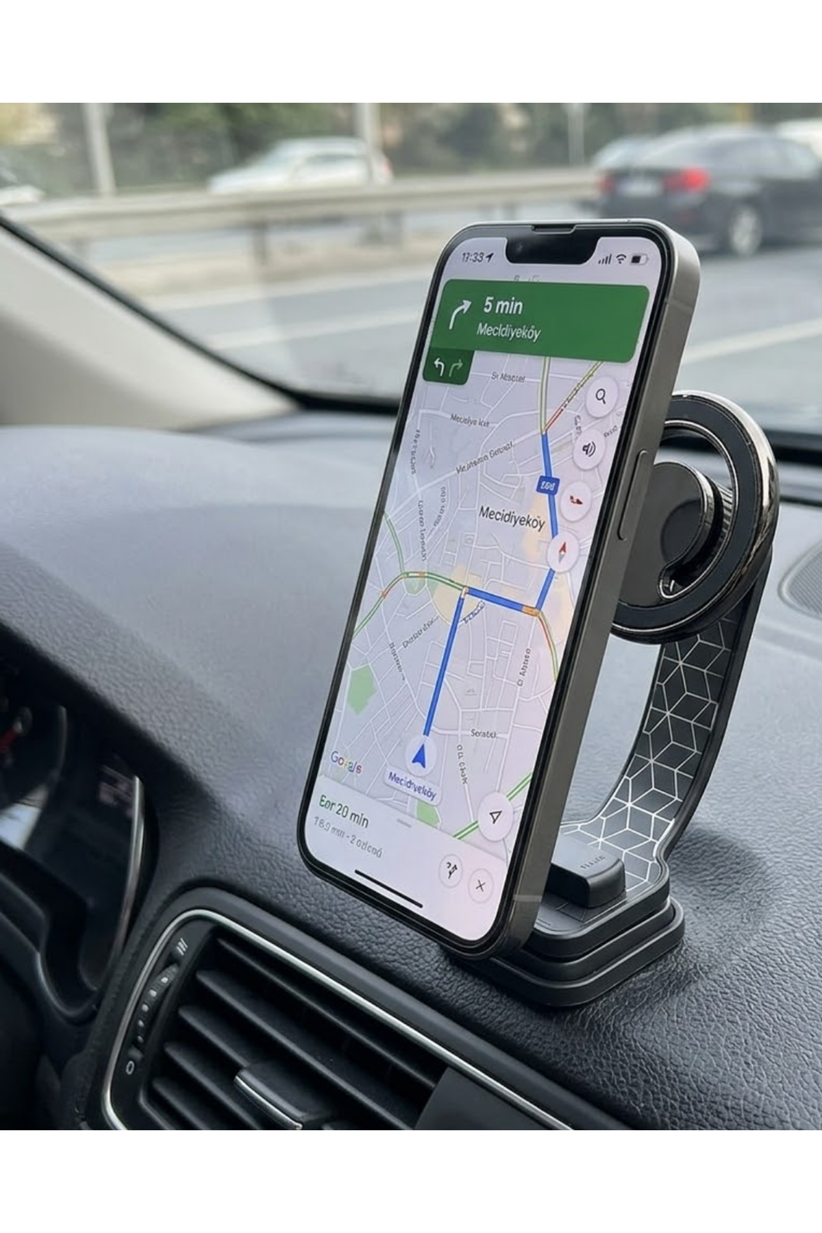 Araç İçi Manyetik Telefon Tutucu Katlanabilir Navigasyon Standı