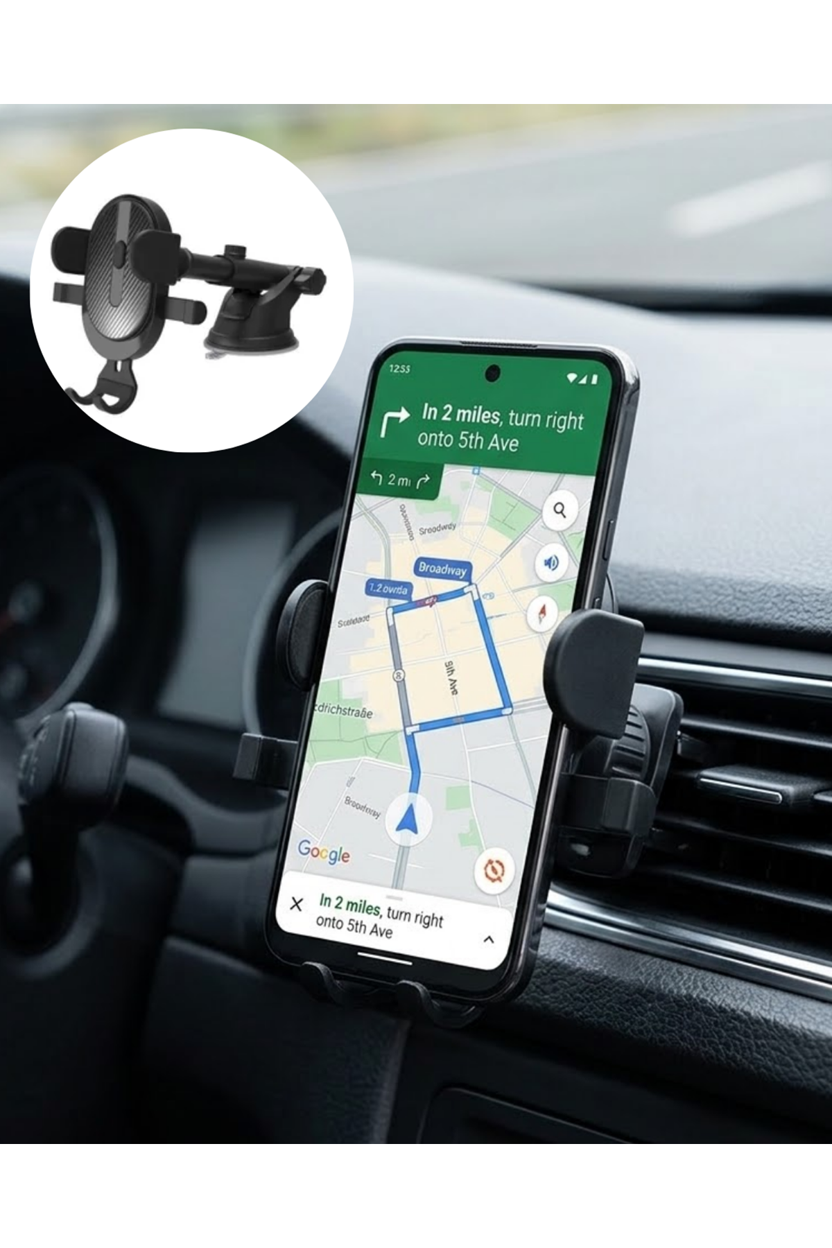 Araç İçi Telefon Tutucu Havalandırma Izgara Telefon Standı
