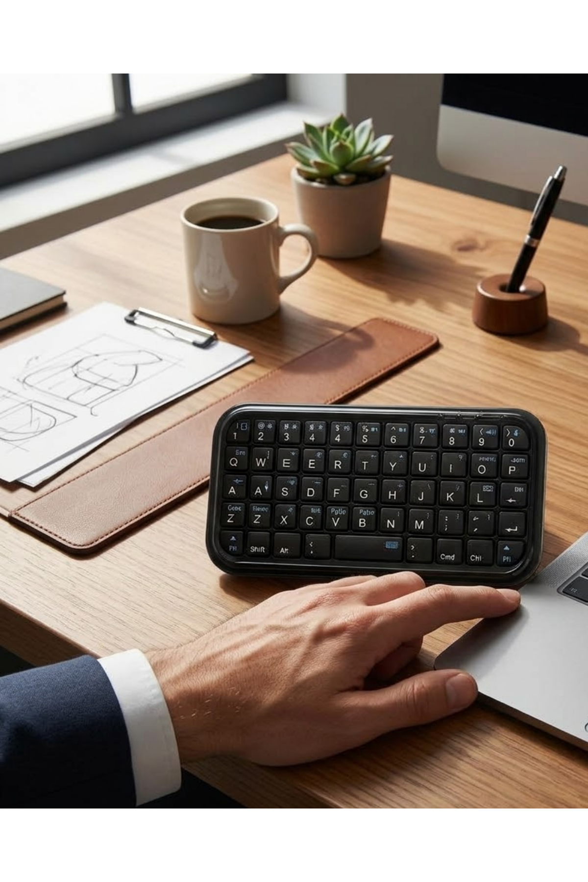 Kablosuz Mini Bluetooth Klavye Telefon Tablet PC Uyumlu