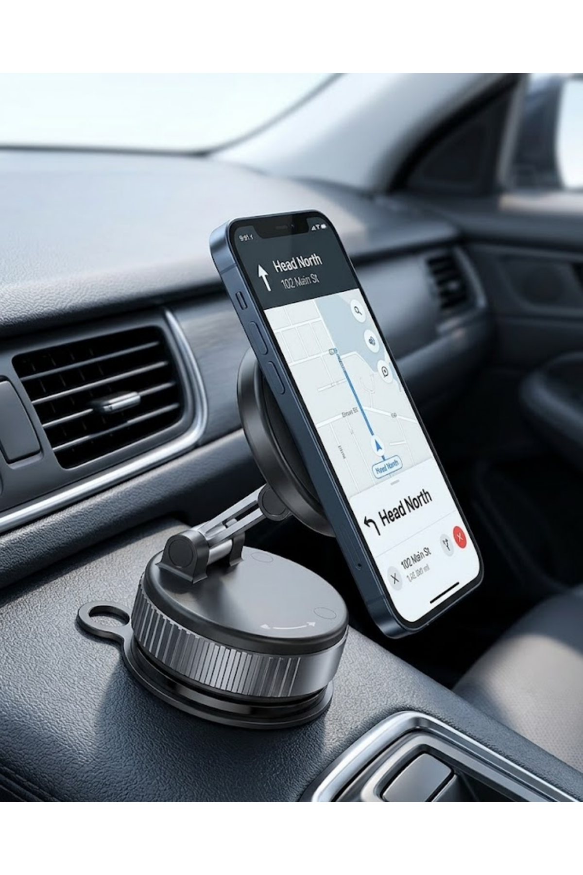 Araç İçi Manyetik Navigasyon Telefon Tutucu Güçlü Mıknatıslı Stand