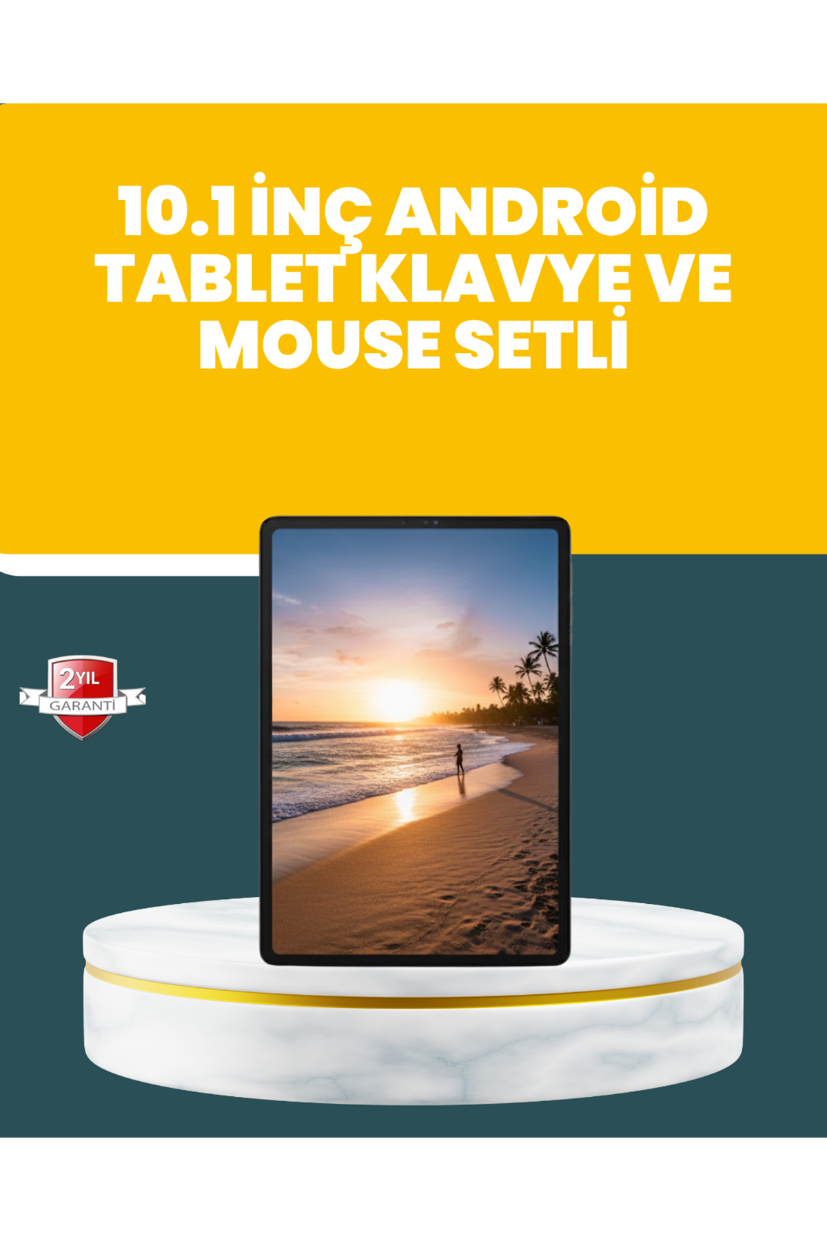 10.1 İnç IPS Ekranlı Android Tablet Bilgisayar Seti
